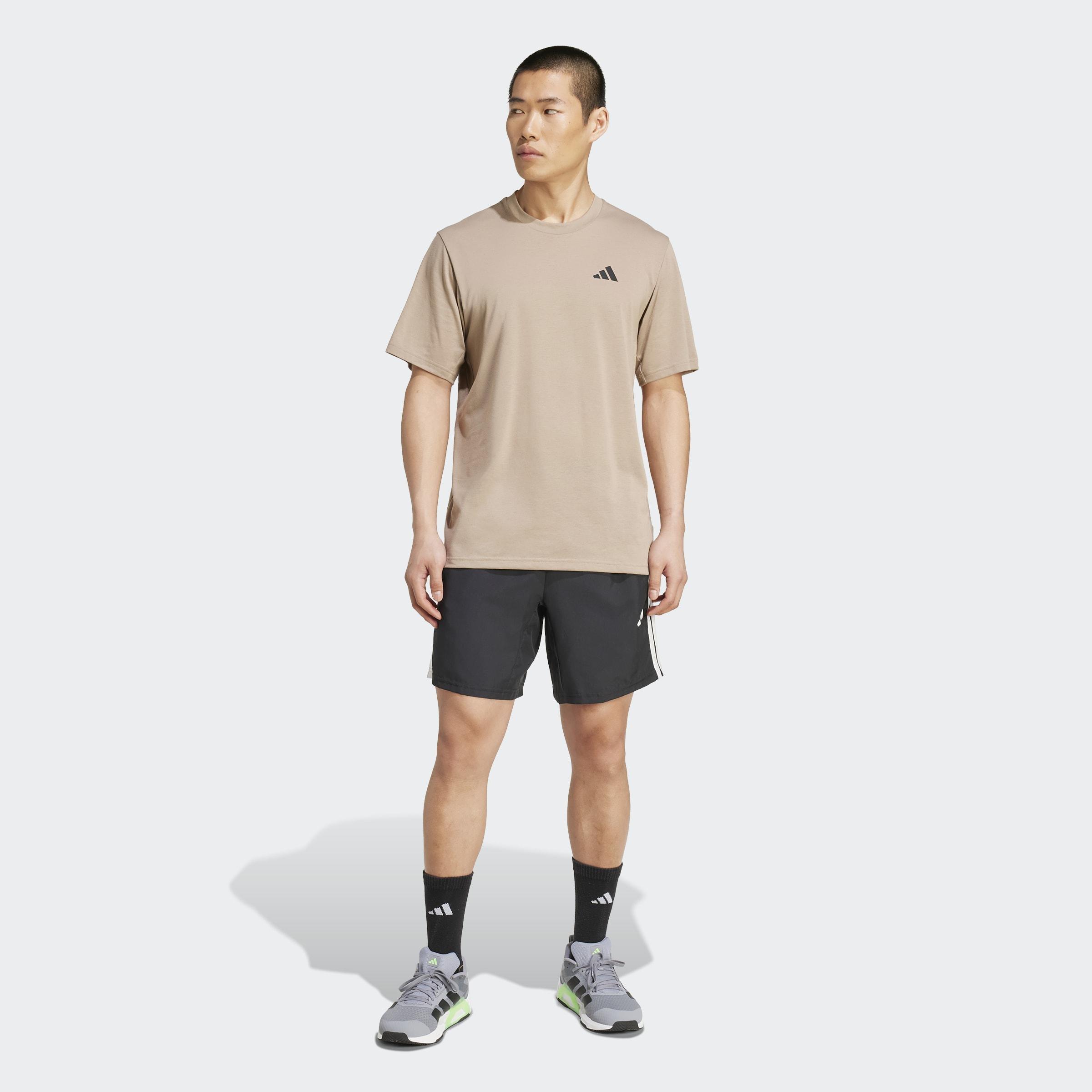 Train Essentials Feelready Training T-Shirt, Brown, A701_ONE, large image number 5