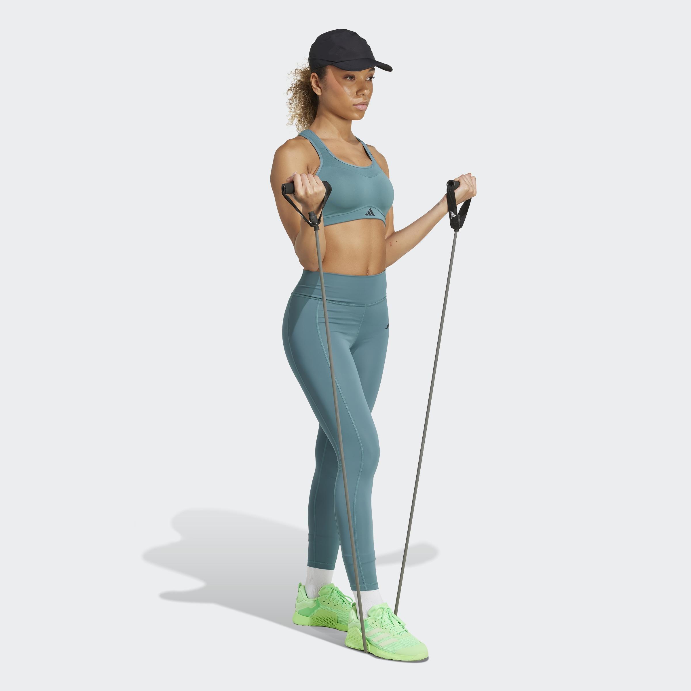 Optime Stash 7/8 Leggings, Green, A701_ONE, large image number 5