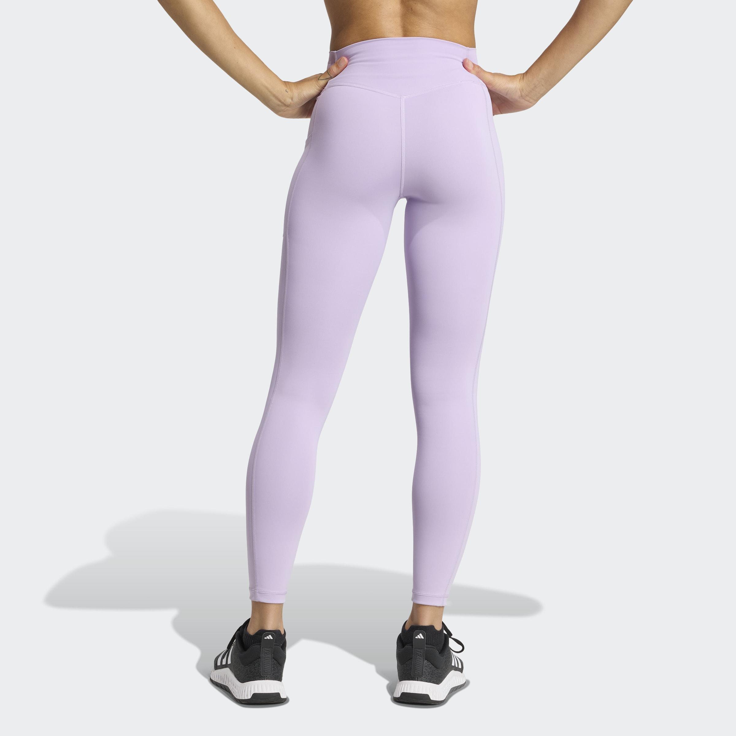 Optime Stash 7/8 Leggings, Purple, A701_ONE, large image number 1