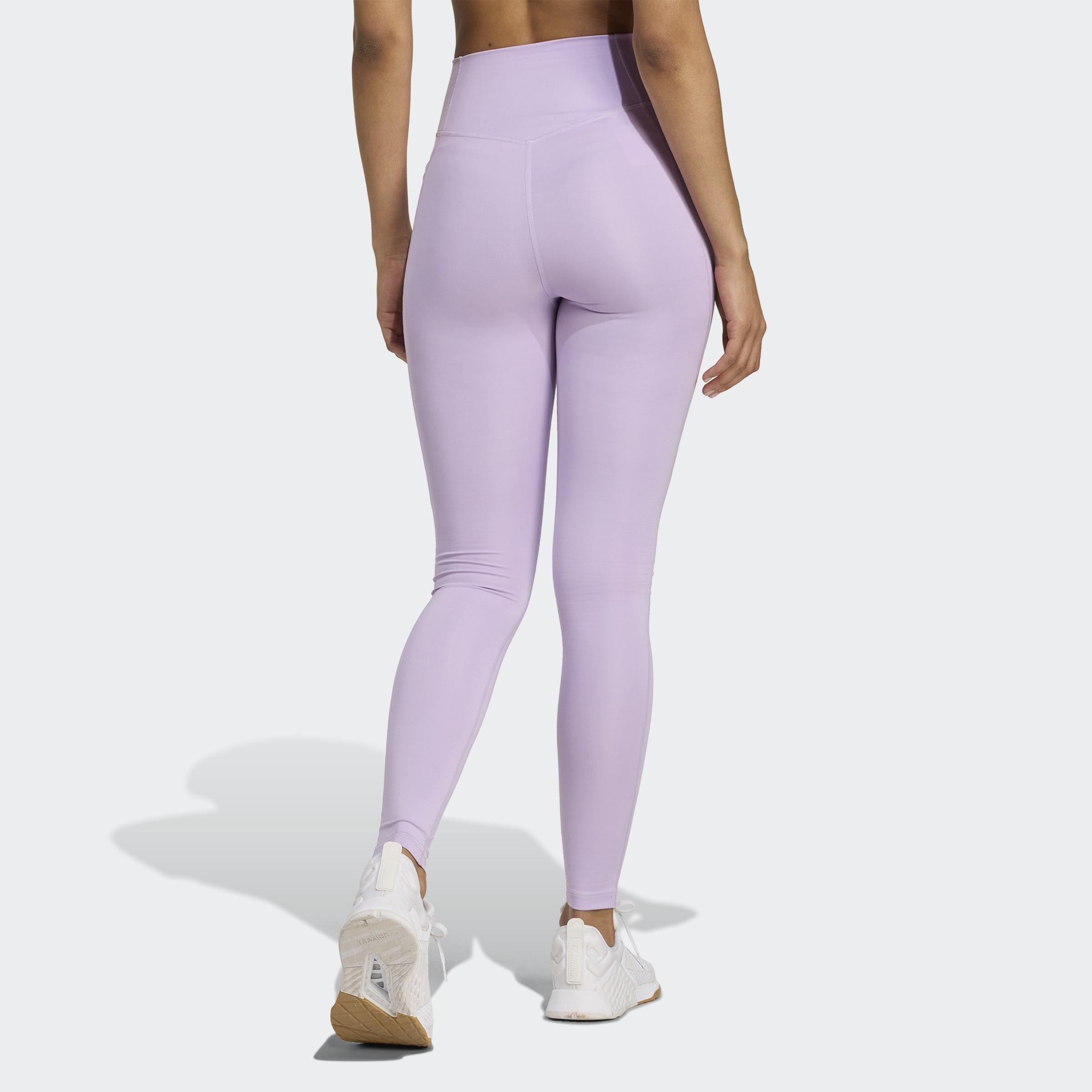 Optime Essentials Stash Pocket Full-Length Leggings, Purple