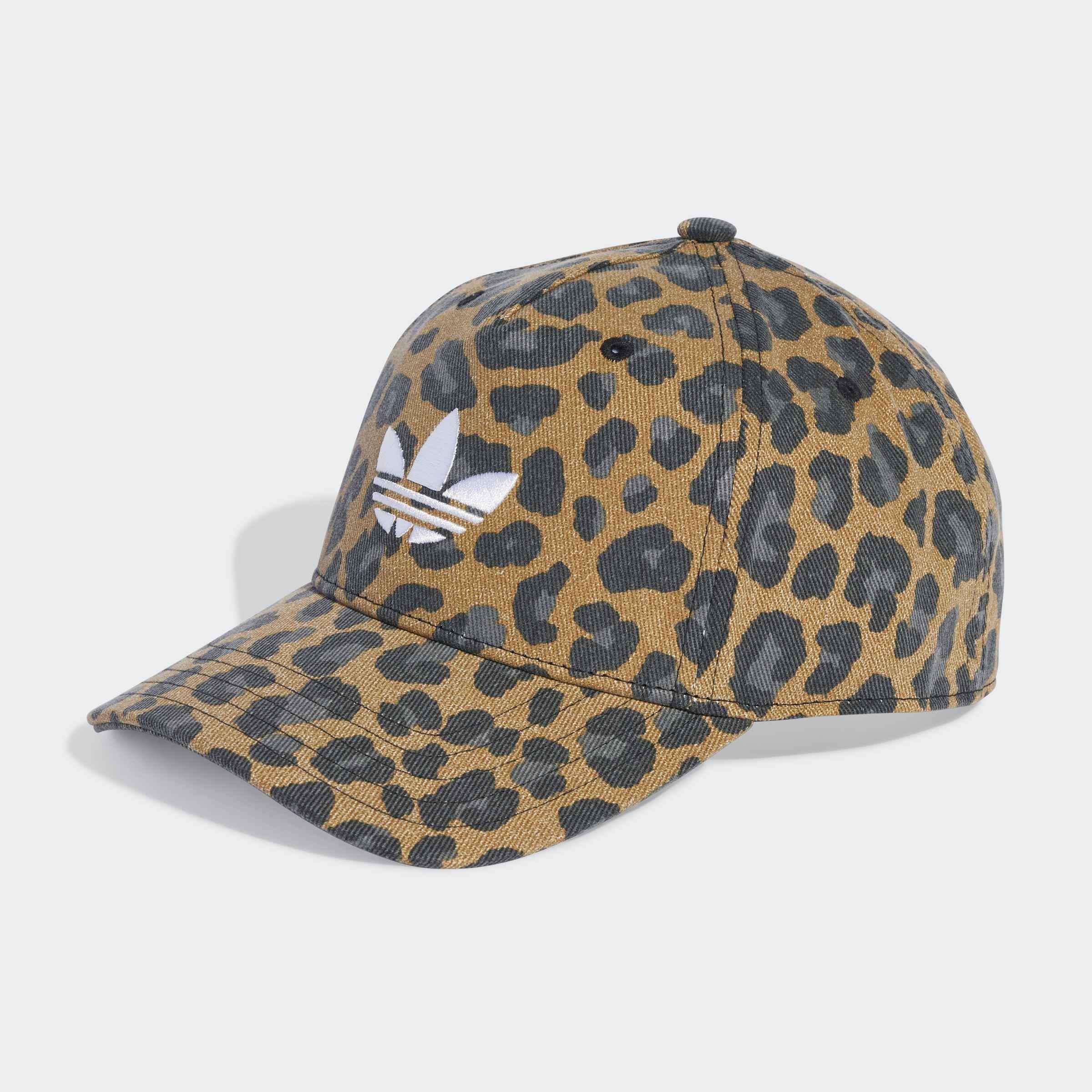 Unisex Leopard Baseball Cap, Brown, A701_ONE, medium