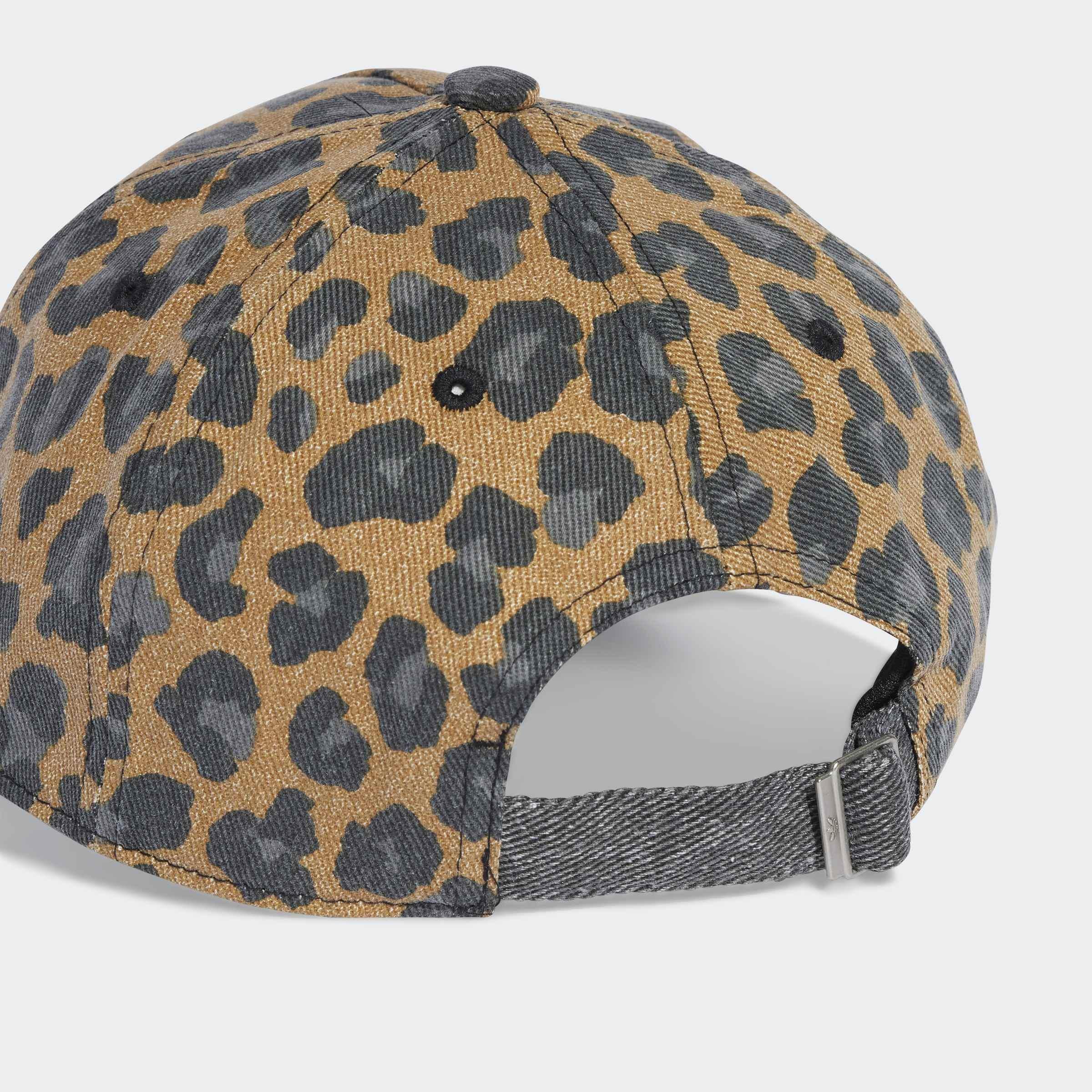Unisex Leopard Baseball Cap, Brown, A701_ONE, medium