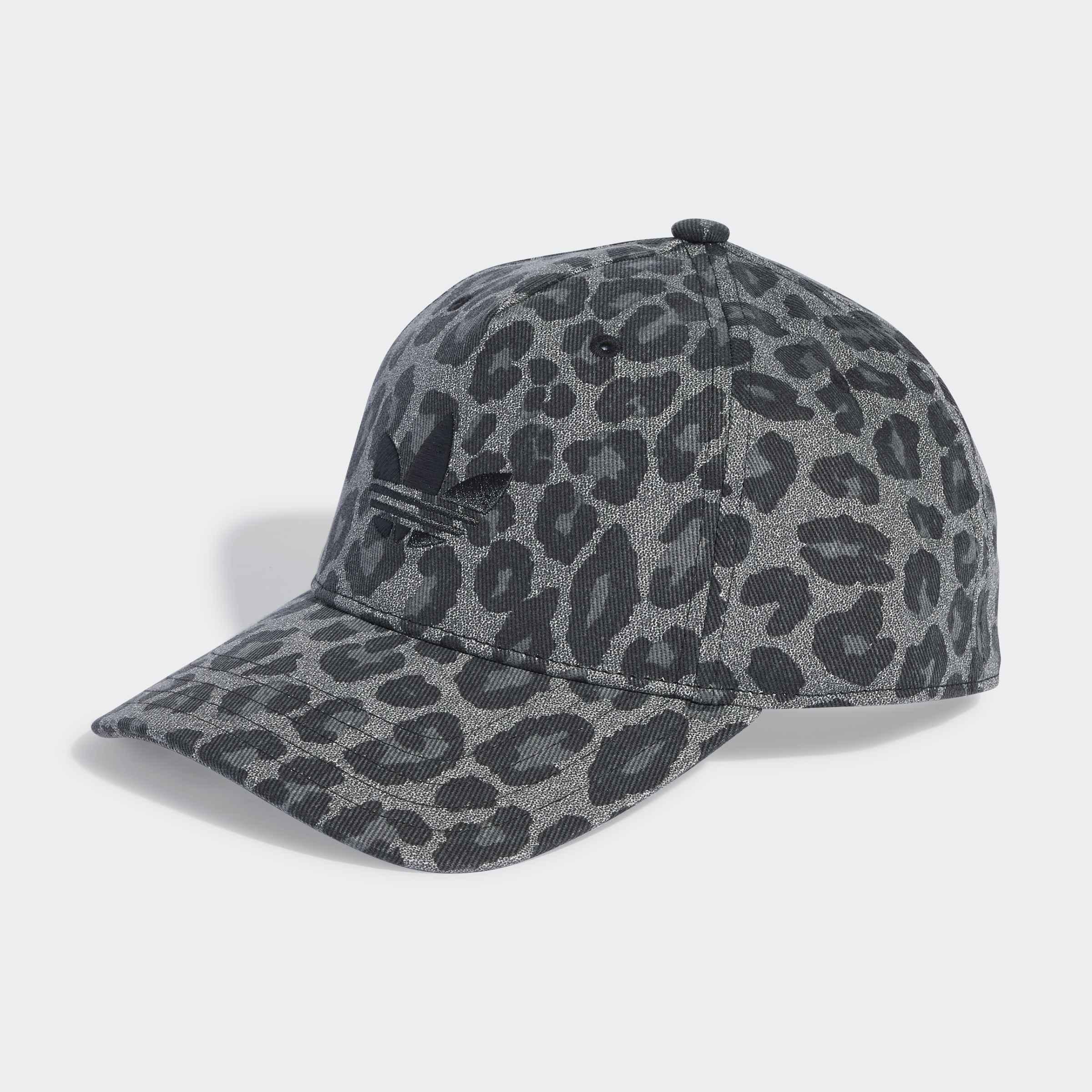Unisex Leopard Baseball Cap, Grey, A701_ONE, large image number 0