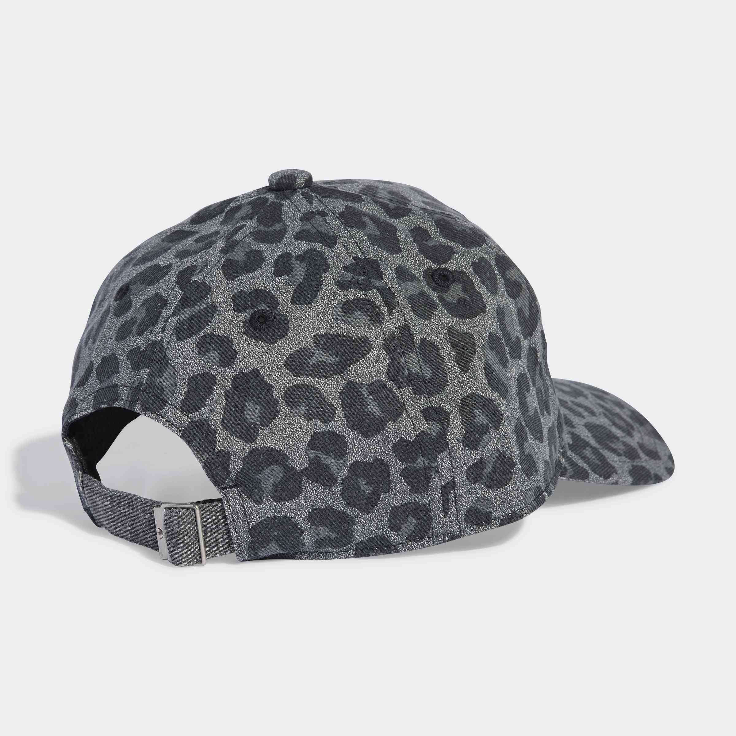 Unisex Leopard Baseball Cap, Grey