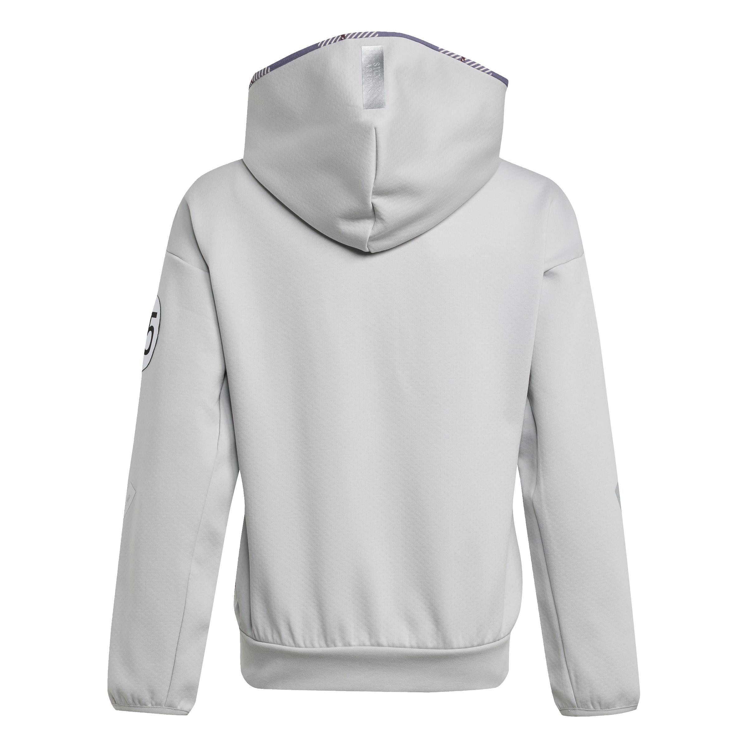 Kids Unisex Mercedes - AMG Petronas Formula One Team Silver Arrows Full-Zip Hood, Grey, , large image number 1