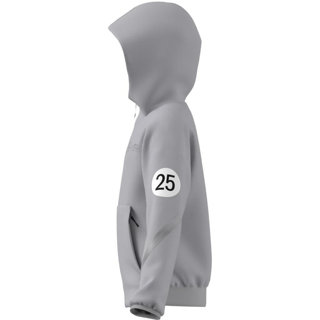 Kids Unisex Mercedes - AMG Petronas Formula One Team Silver Arrows Full-Zip Hood, Grey, , large image number 5