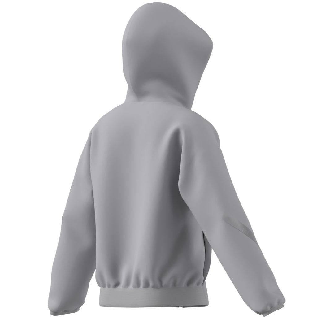 Kids Unisex Mercedes - AMG Petronas Formula One Team Silver Arrows Full-Zip Hood, Grey, , large image number 8