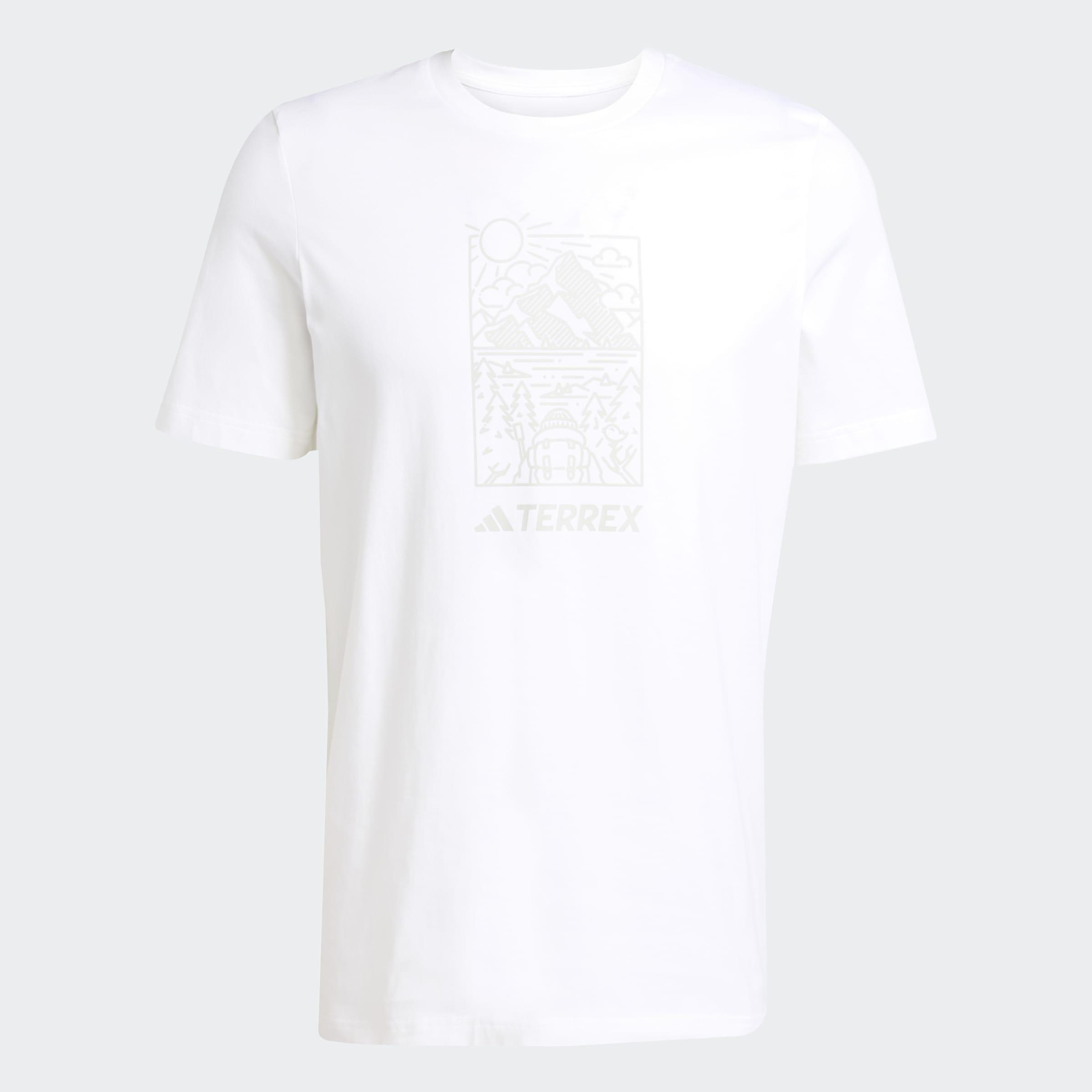 Terrex Graphic T-Shirt, White, A701_ONE, large image number 0
