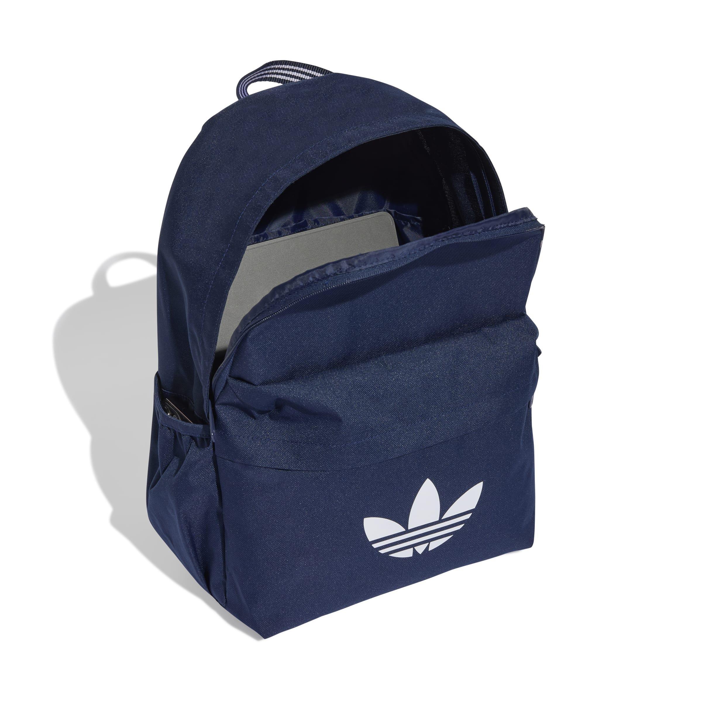 Unisex Adicolor Classic Backpack, Blue, A701_ONE, large image number 2