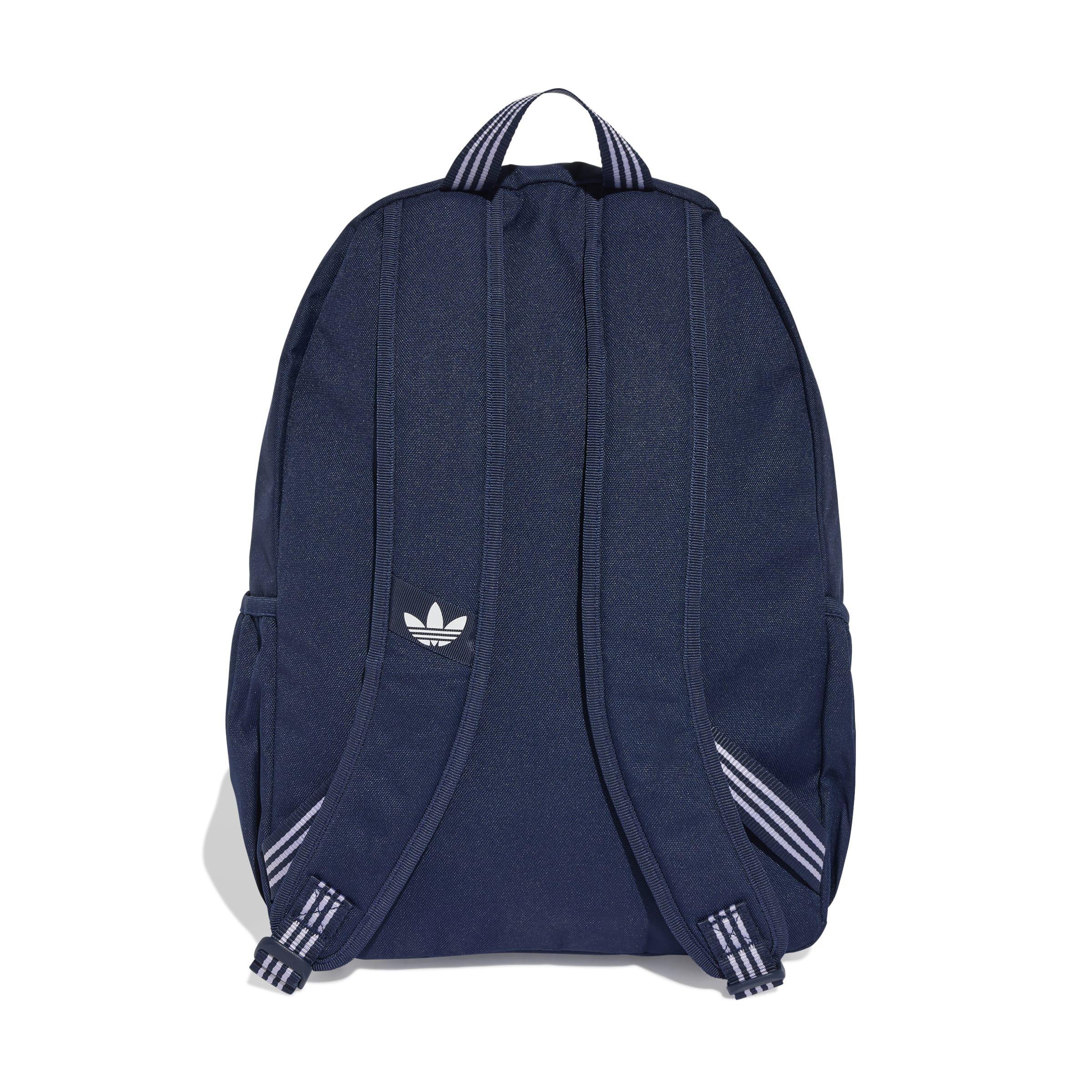 Unisex Adicolor Classic Backpack, Blue, A701_ONE, large image number 3