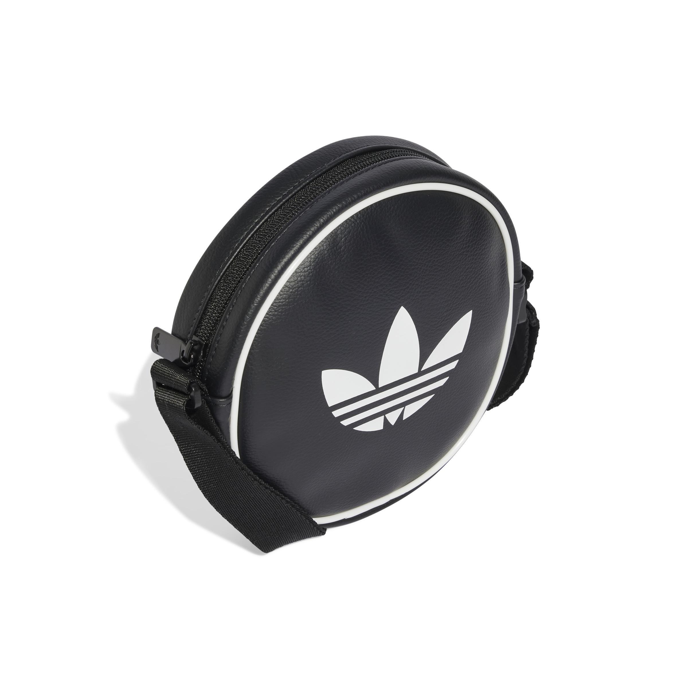 Unisex Adicolor Classic Round Bag, Black, A701_ONE, medium