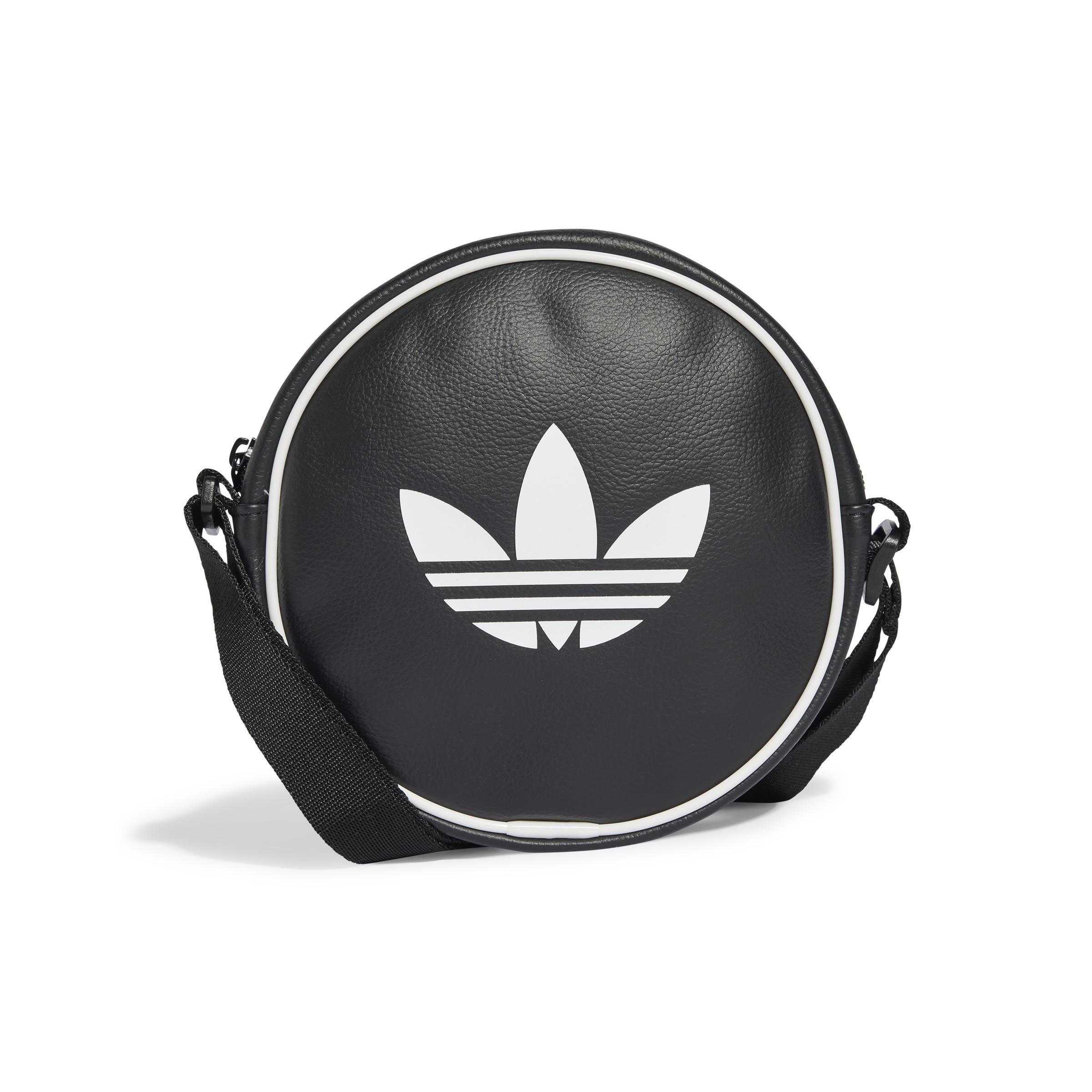 Unisex Adicolor Classic Round Bag, Black, A701_ONE, large image number 2