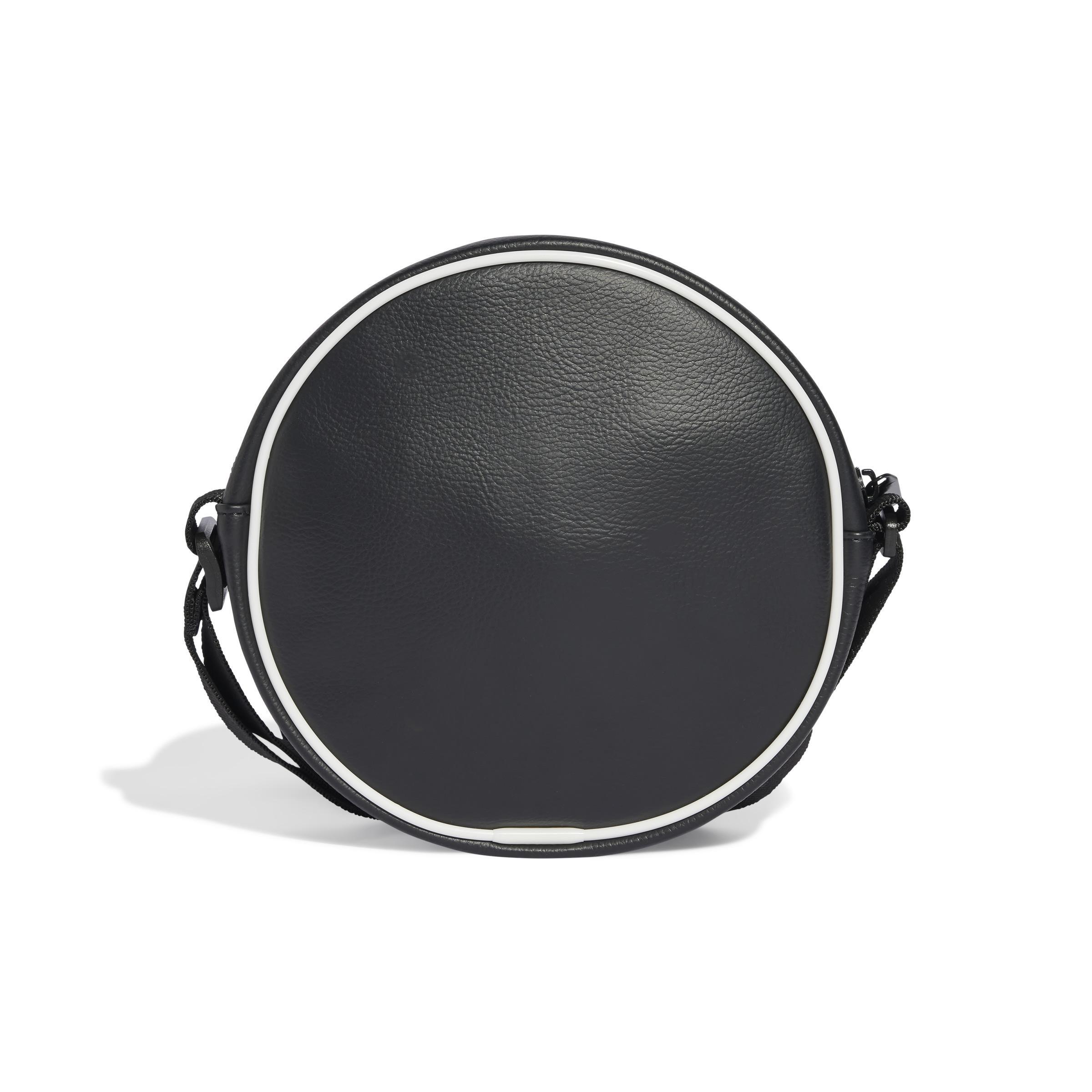 Unisex Adicolor Classic Round Bag, Black, A701_ONE, large image number 3