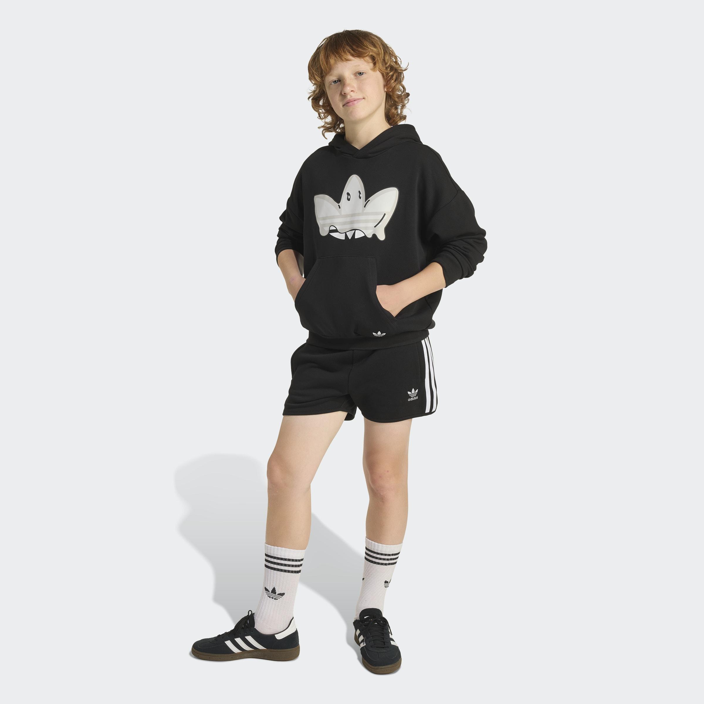 Kids Unisex Hoodie, Black, A701_ONE, large image number 6