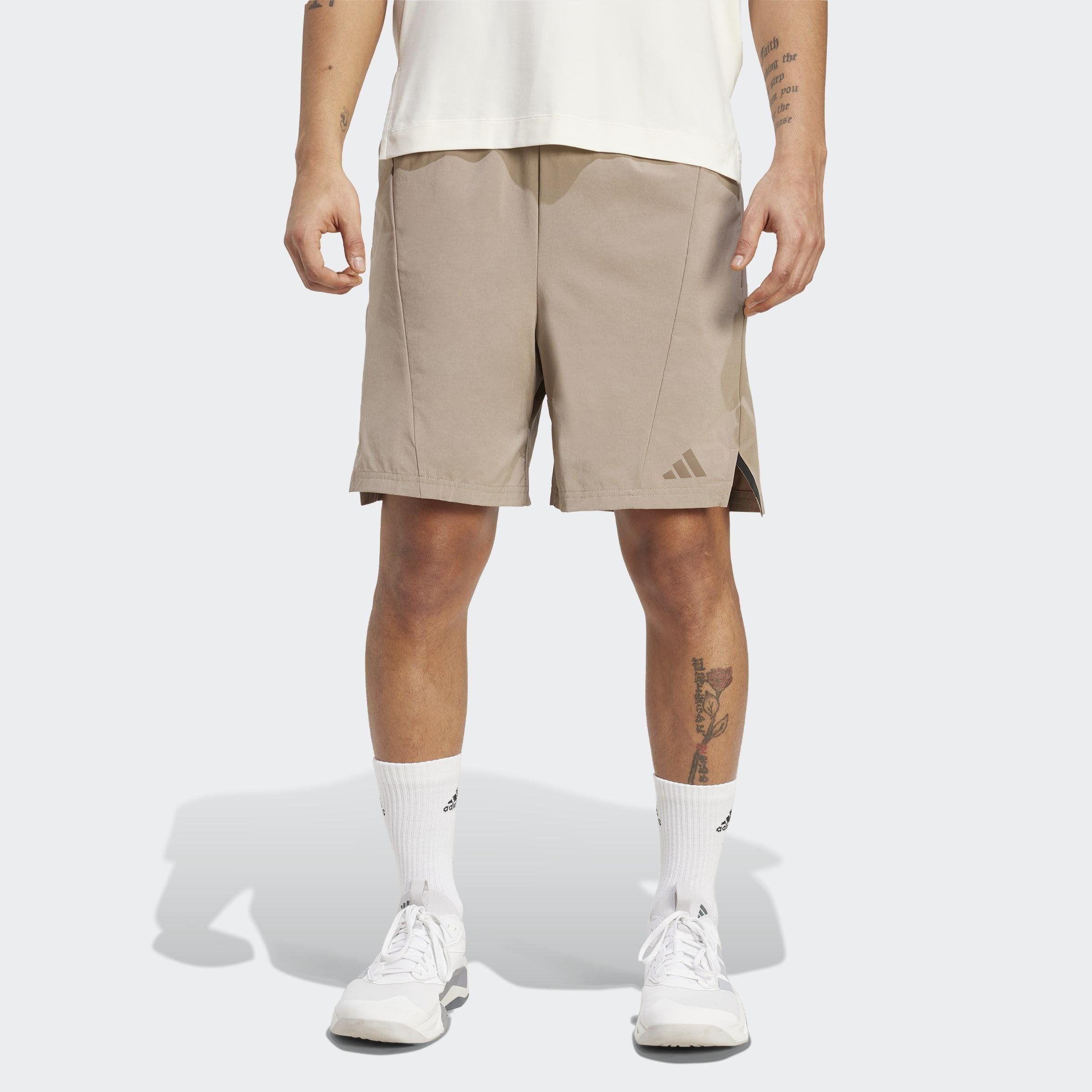 Designed for Training Workout Shorts, Brown, A701_ONE, large image number 4