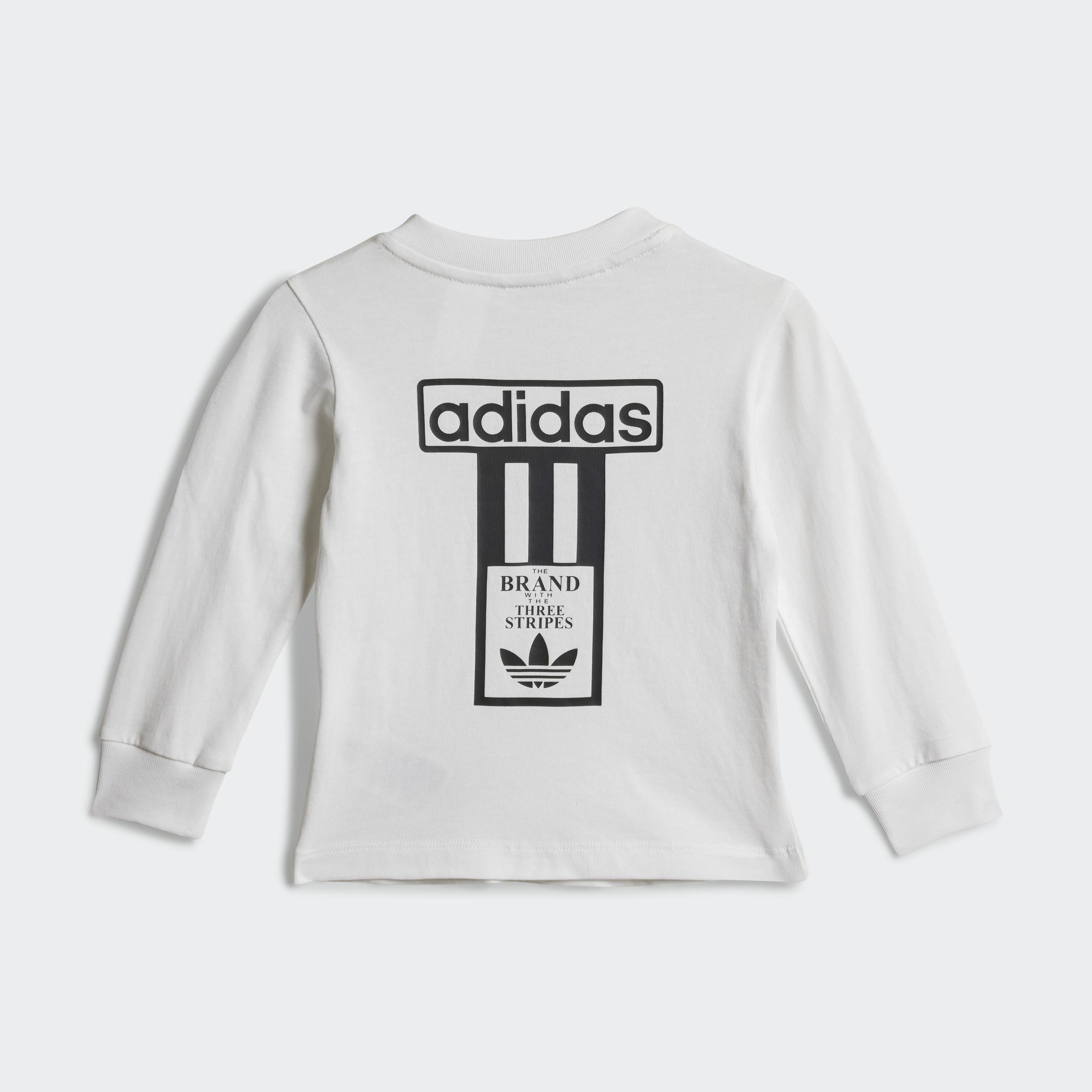 Kids Unisex Adibreak Long Sleeve T-Shirt Set, Black, A701_ONE, large image number 1