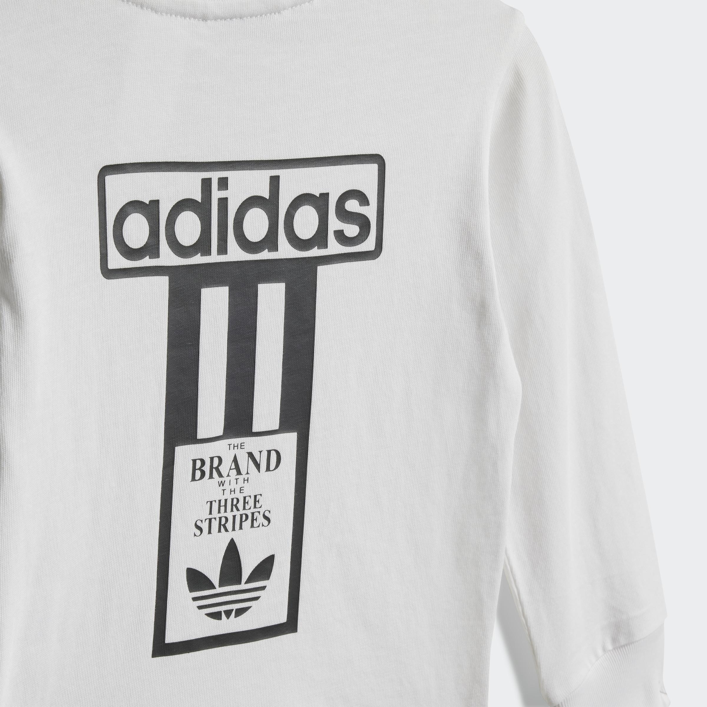 Kids Unisex Adibreak Long Sleeve T-Shirt Set, Black, A701_ONE, large image number 2