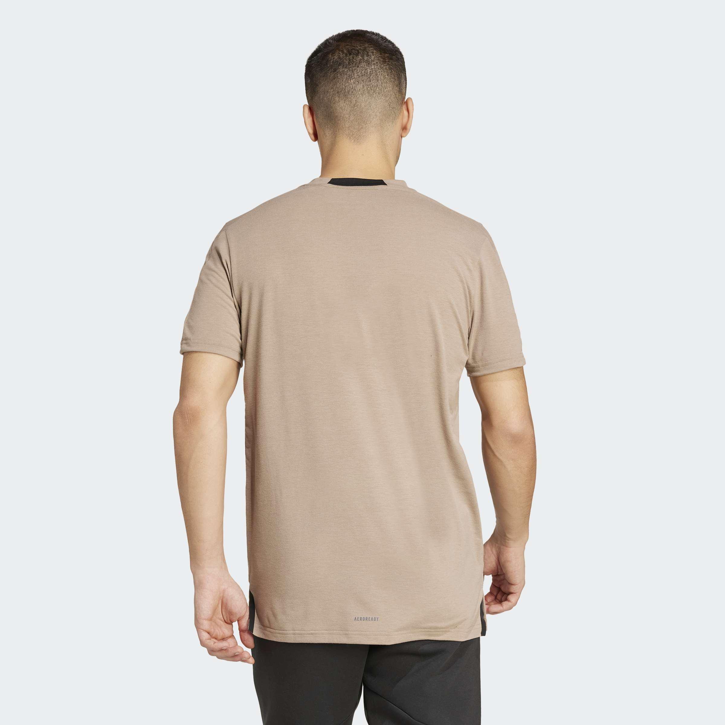 Designed for Training Workout T-Shirt, Brown