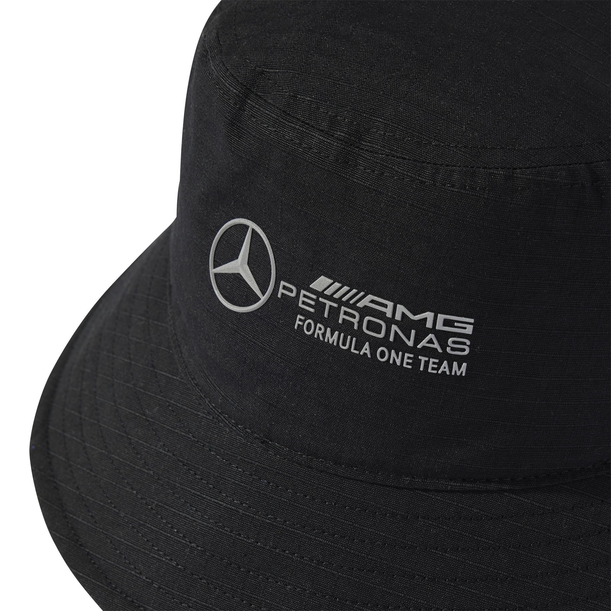 Unisex Mercedes - AMG Petronas Formula One Team Classic Bucket Hat, Black, A701_ONE, large image number 3