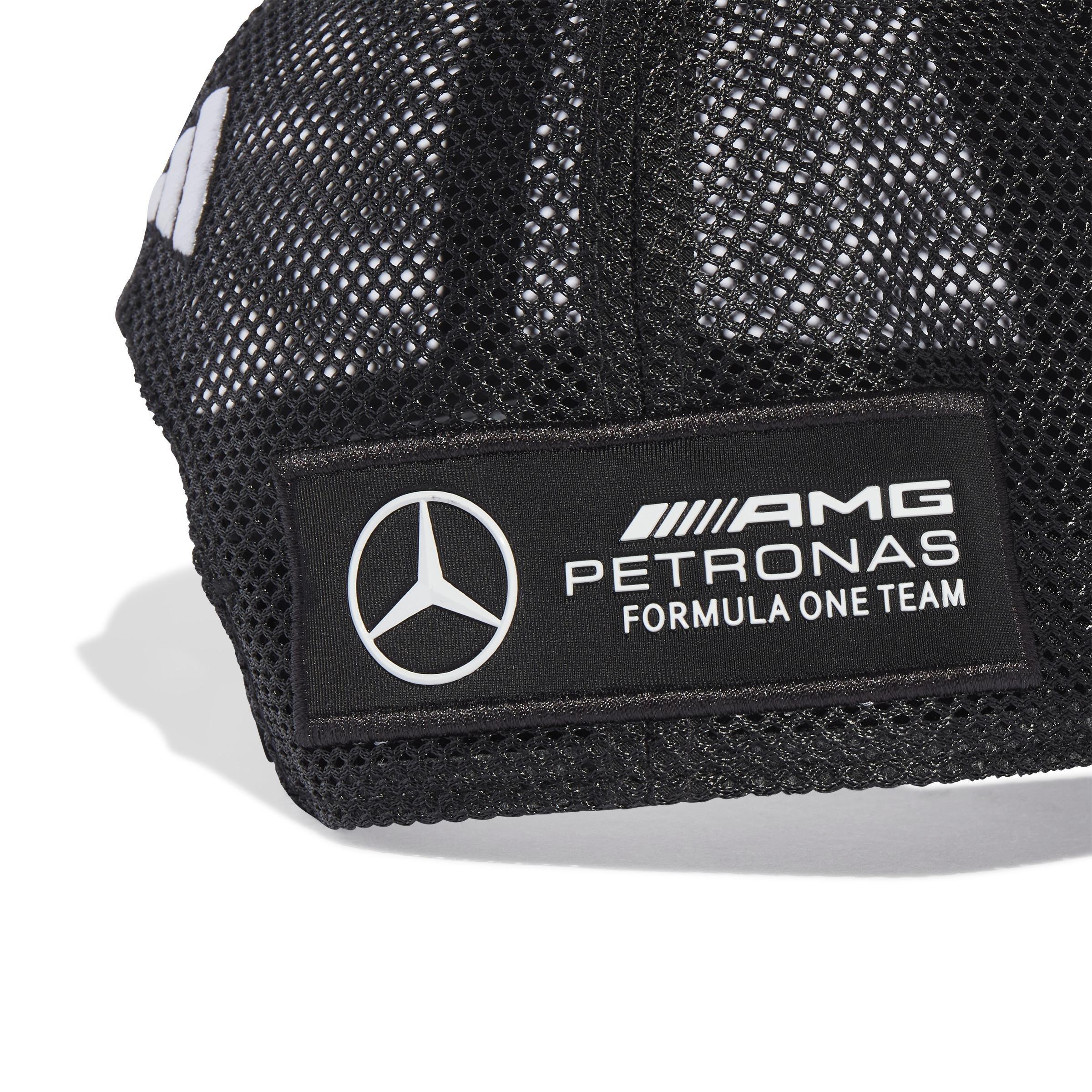 Unisex Mercedes - AMG Petronas Formula One Team Snapback Star Trucker Cap, Black, , large image number 2