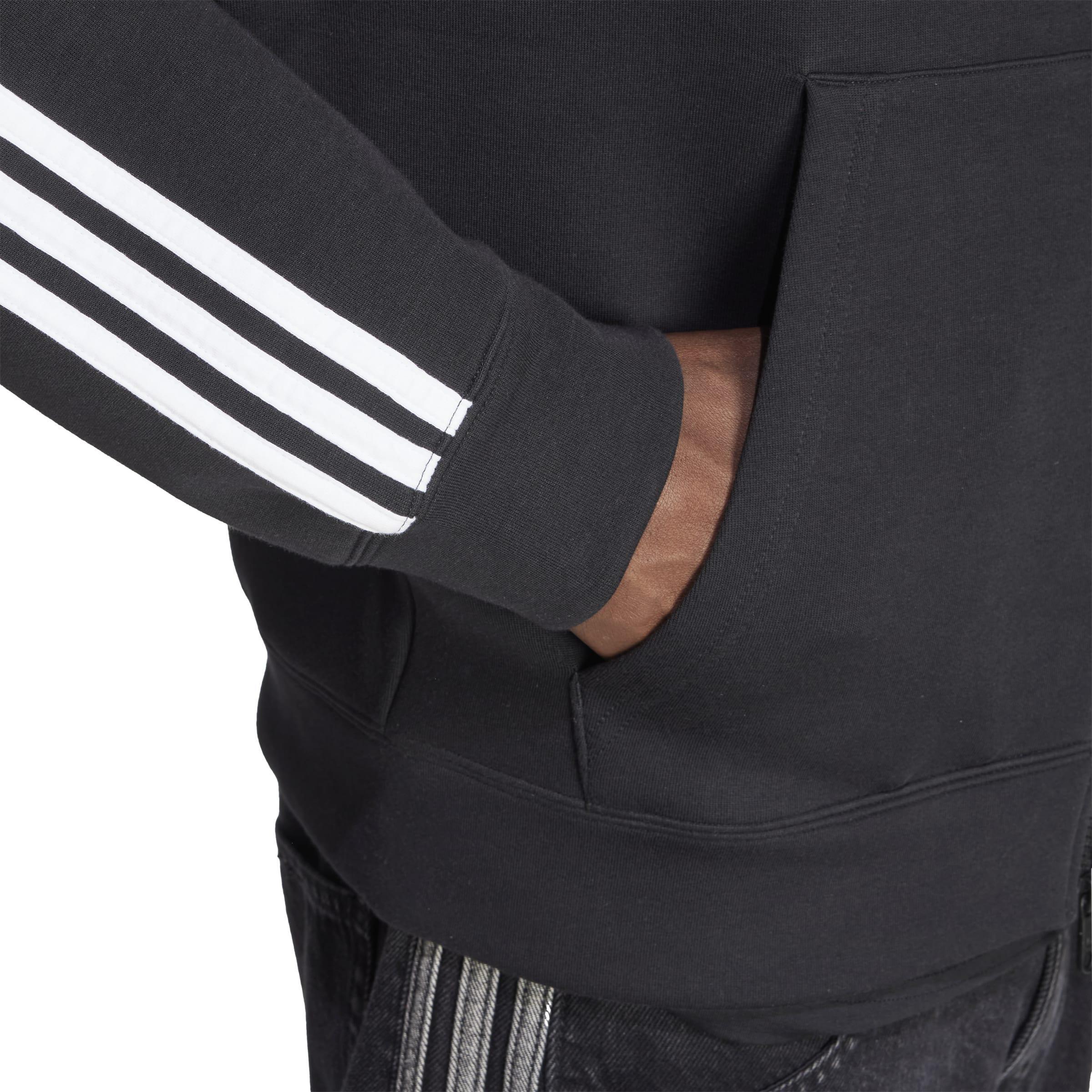 adidas Adicolor Spacer Oversized Hoodie, Black, A701_ONE, large image number 3