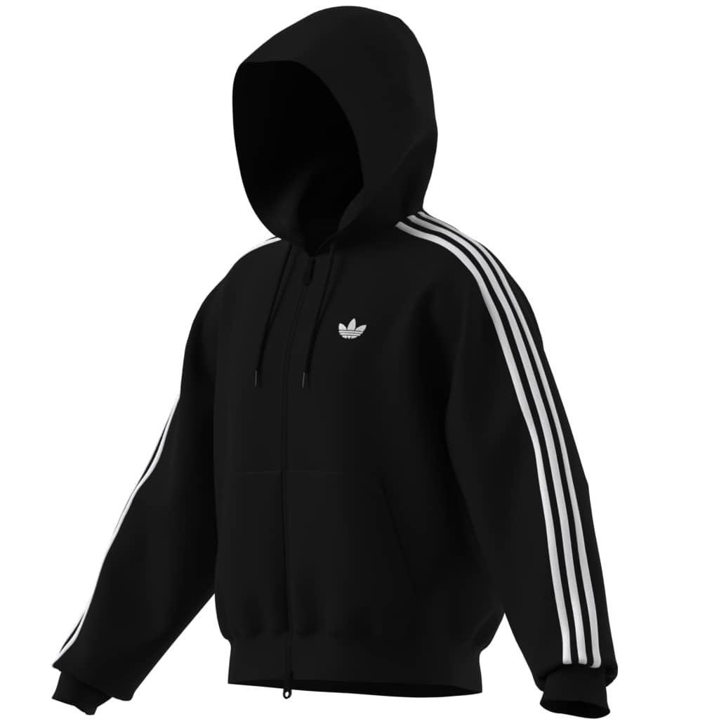 adidas Adicolor Spacer Oversized Hoodie, Black, A701_ONE, large image number 5