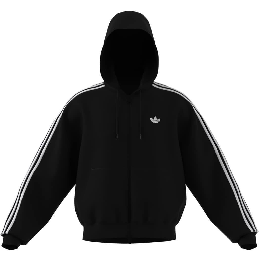 adidas Adicolor Spacer Oversized Hoodie, Black, A701_ONE, large image number 7