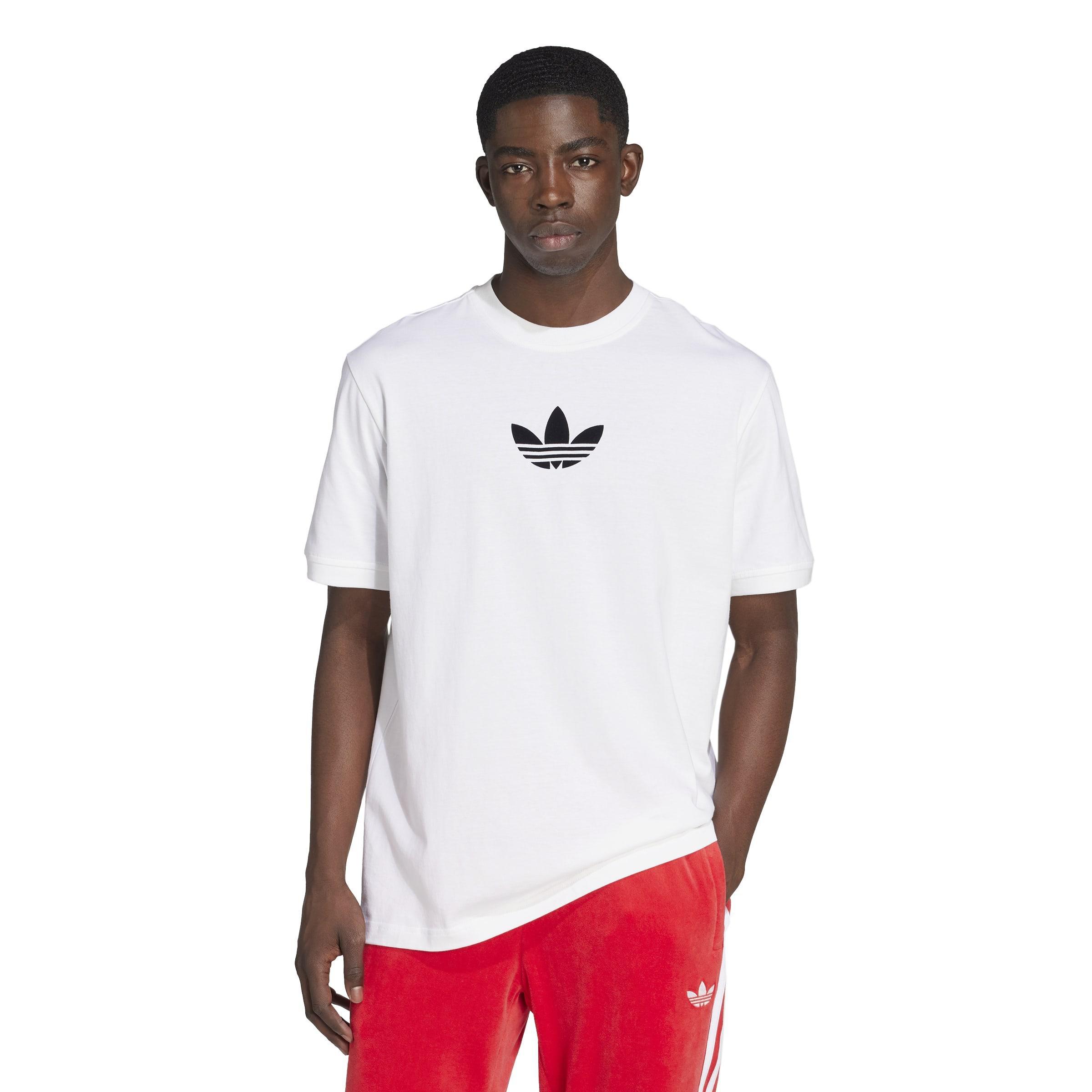 adidas Adicolor Loose 2000s Cali T-Shirt, White, A701_ONE, large image number 5