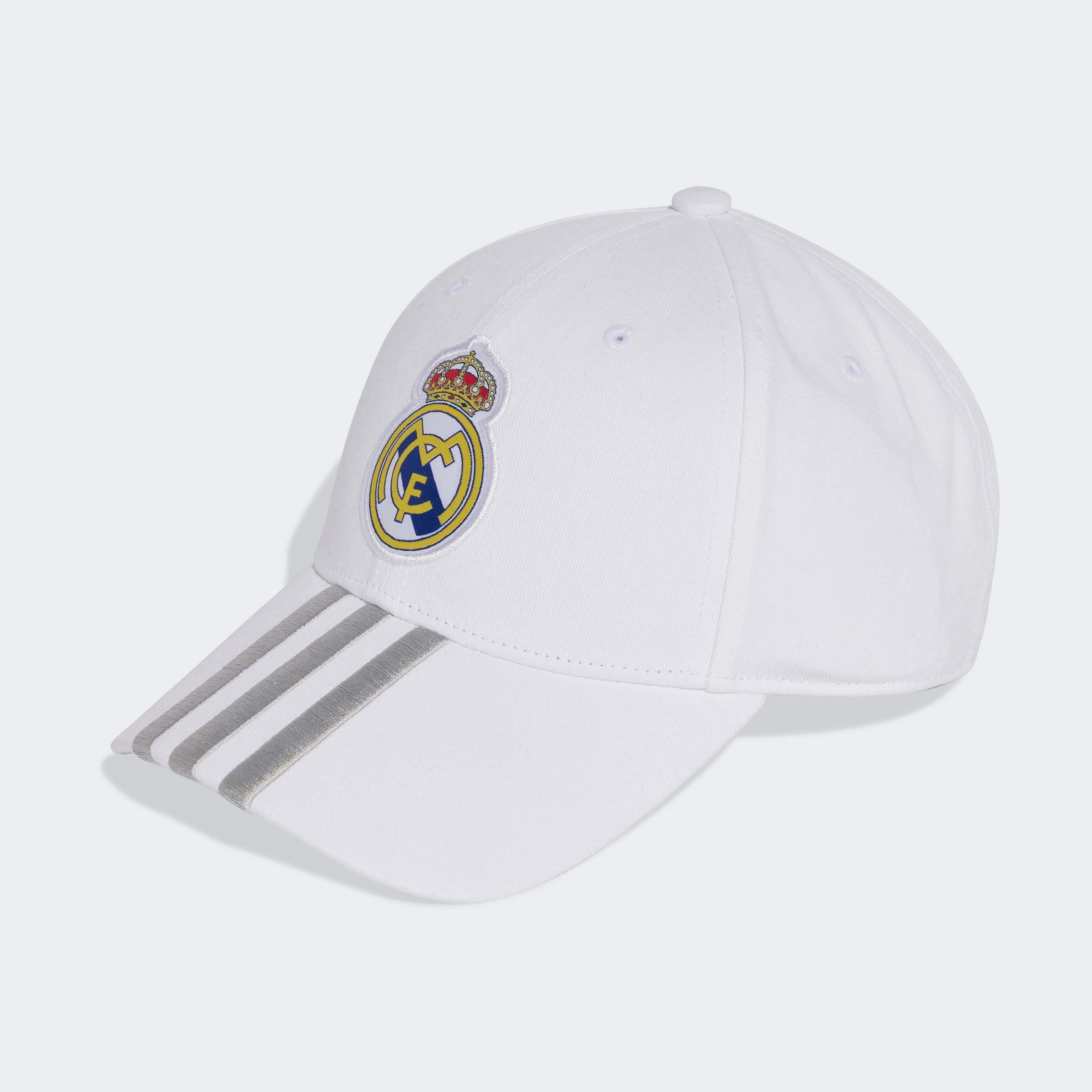Unisex Real Madrid Home Baseball Cap, White, A701_ONE, large image number 0