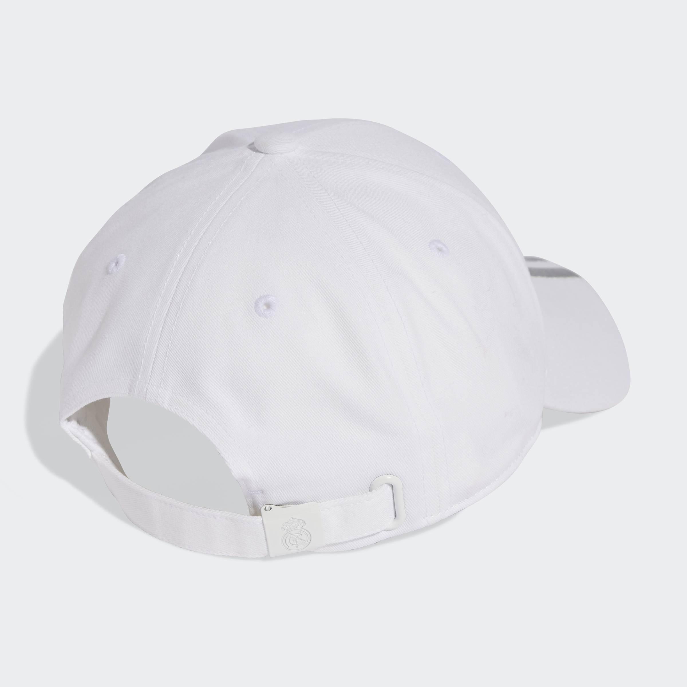 Unisex Real Madrid Home Baseball Cap, White, A701_ONE, large image number 1