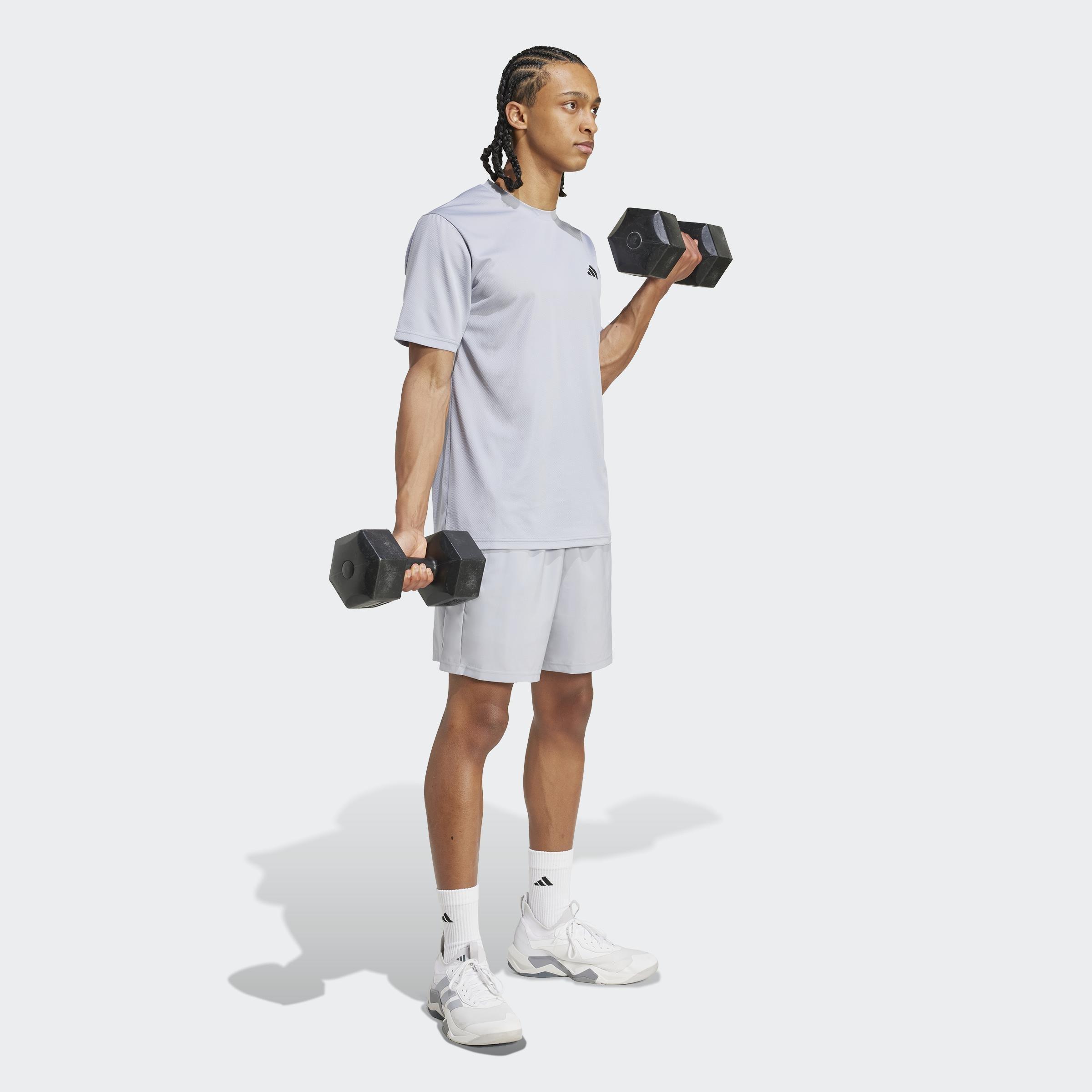 Train Essentials Training T-Shirt, Grey, A701_ONE, large image number 4