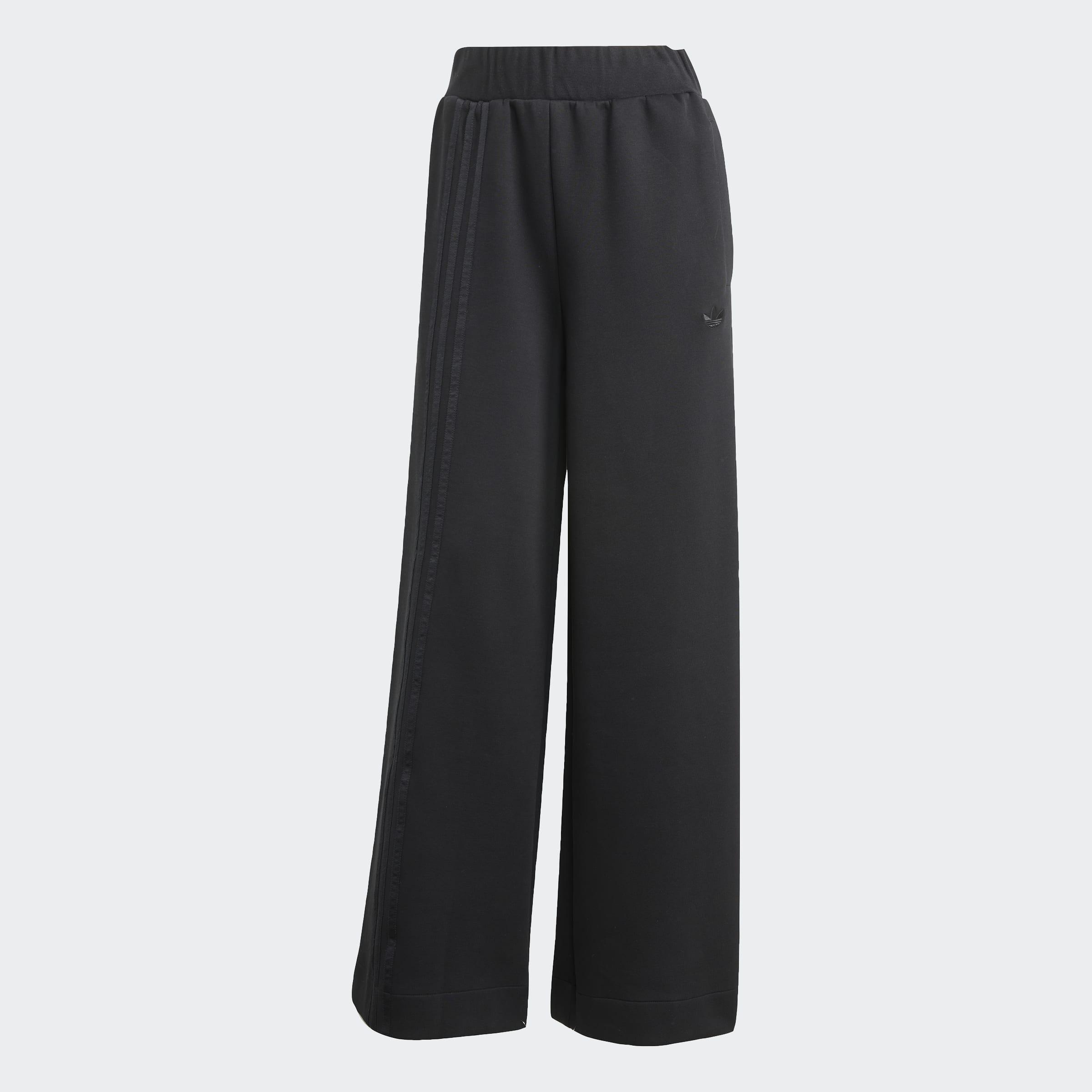 Off Placed 3-Stripes Wide Pants, Black, A701_ONE, large image number 0