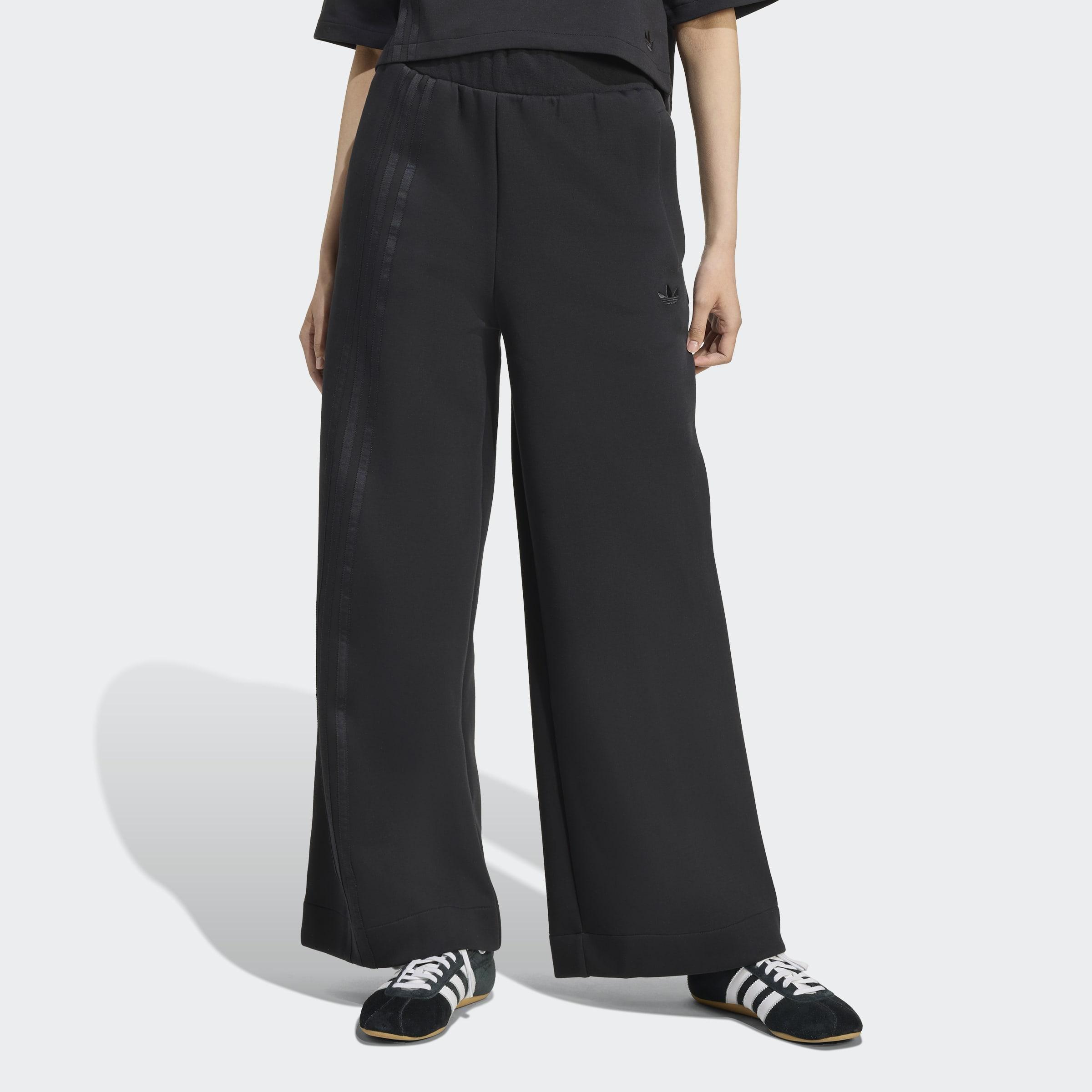 Off Placed 3-Stripes Wide Pants, Black, A701_ONE, large image number 5