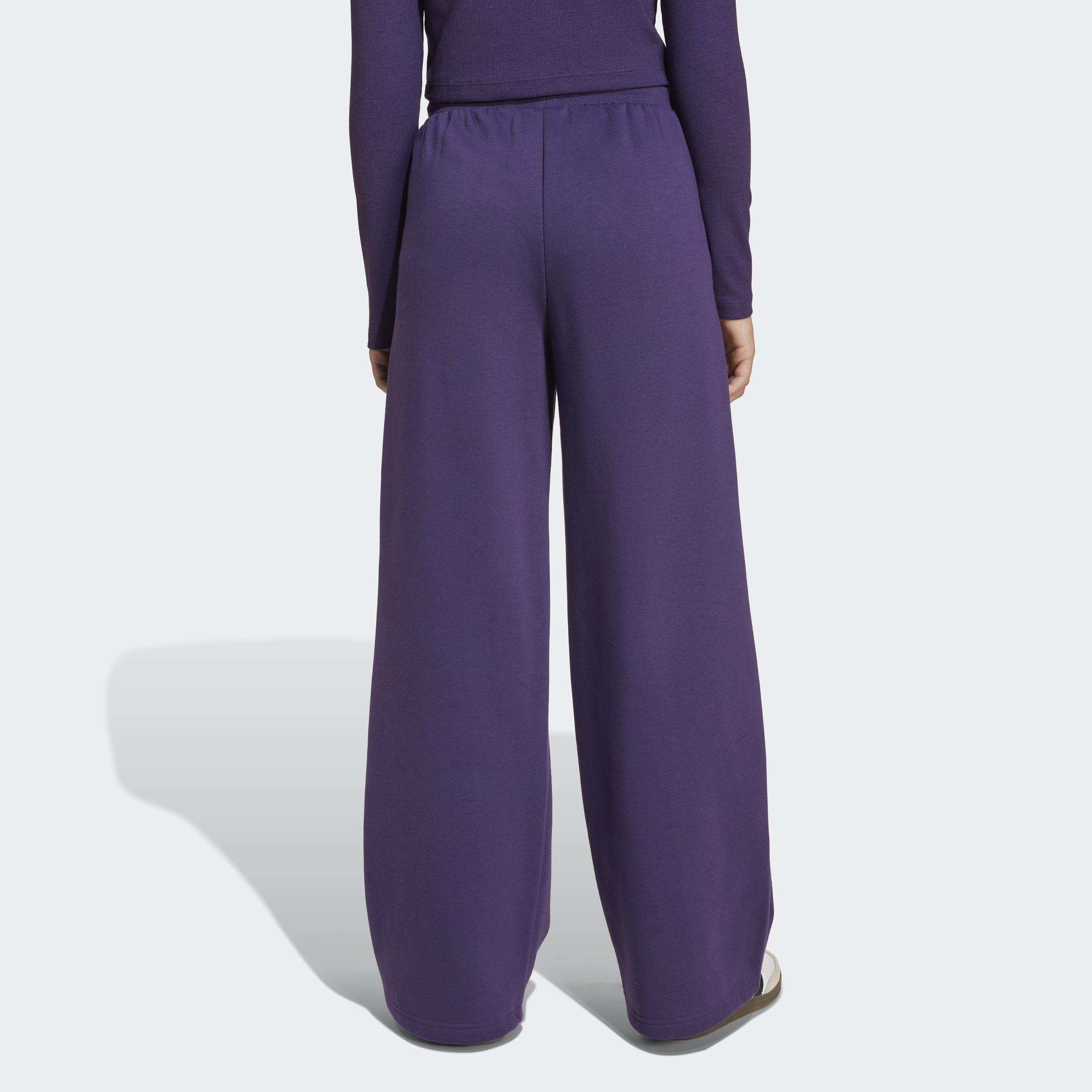 Kids Wide Leg Joggers, Purple