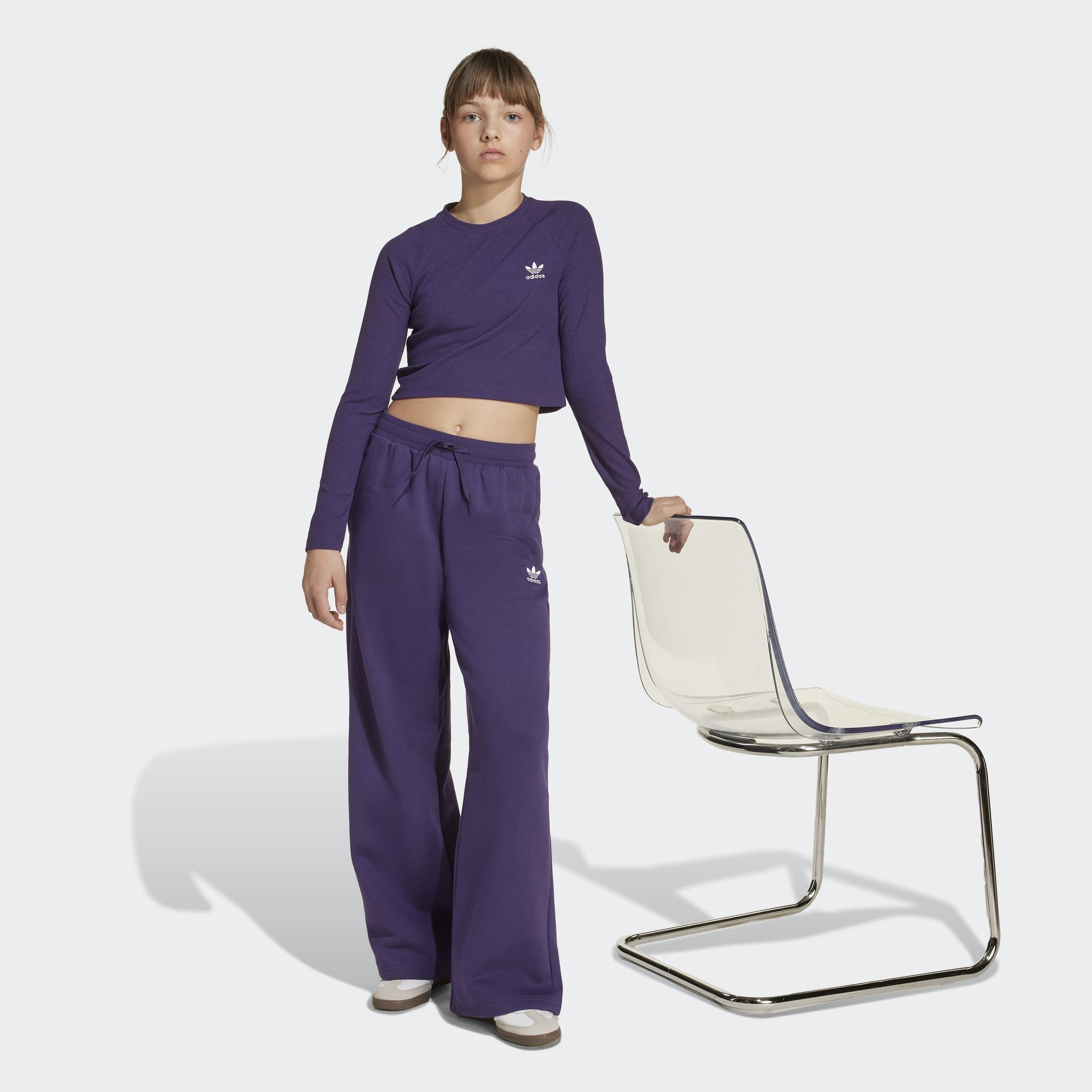 Kids Wide Leg Joggers, Purple, A701_ONE, large image number 5