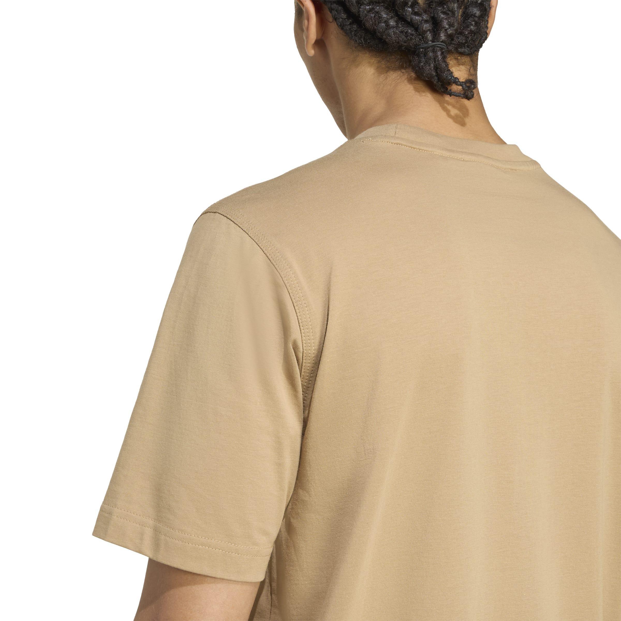 Trefoil Essentials Tee, Beige, A701_ONE, large image number 2