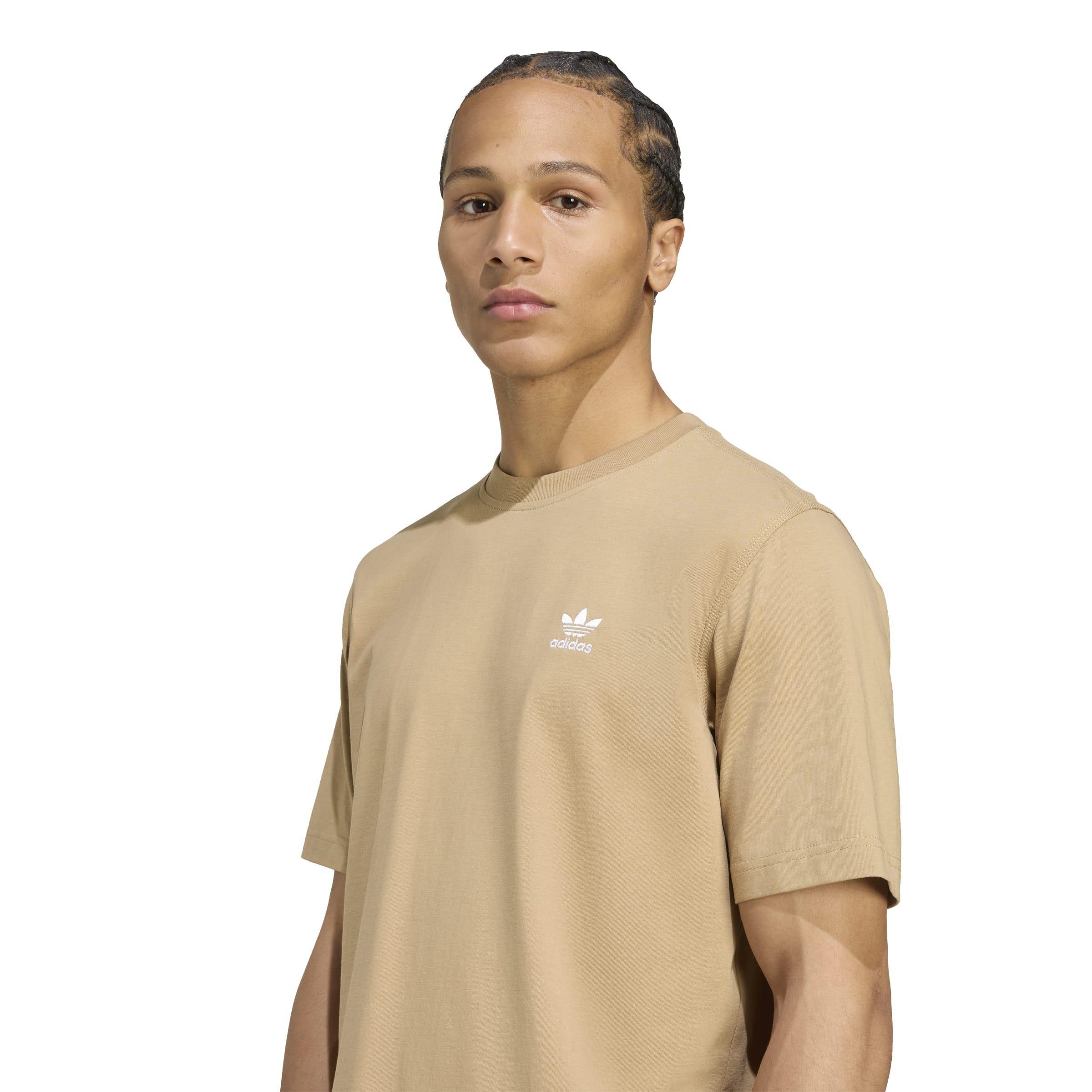 Trefoil Essentials Tee, Beige, A701_ONE, large image number 3
