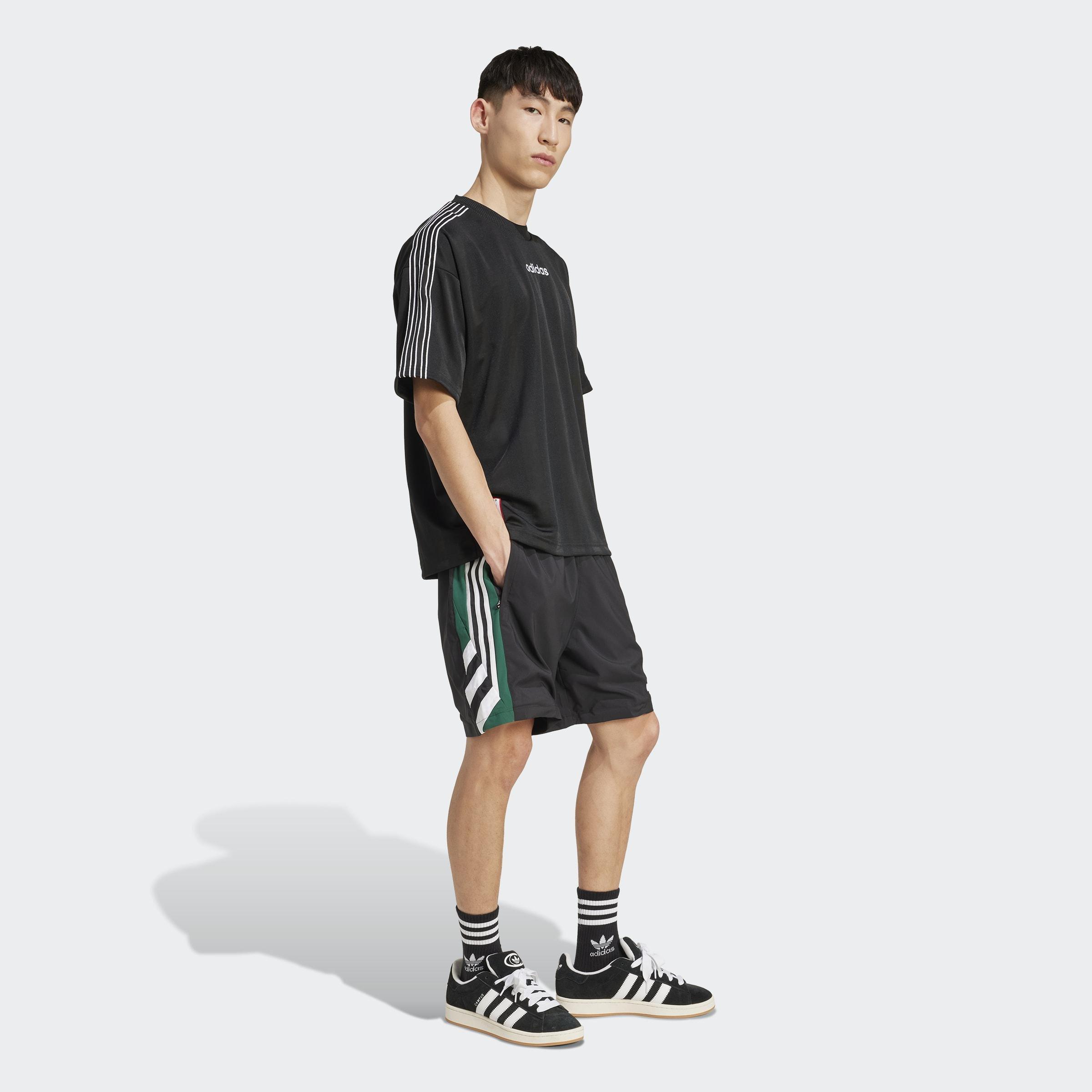 90s Football Shorts, Black, A701_ONE, large image number 4