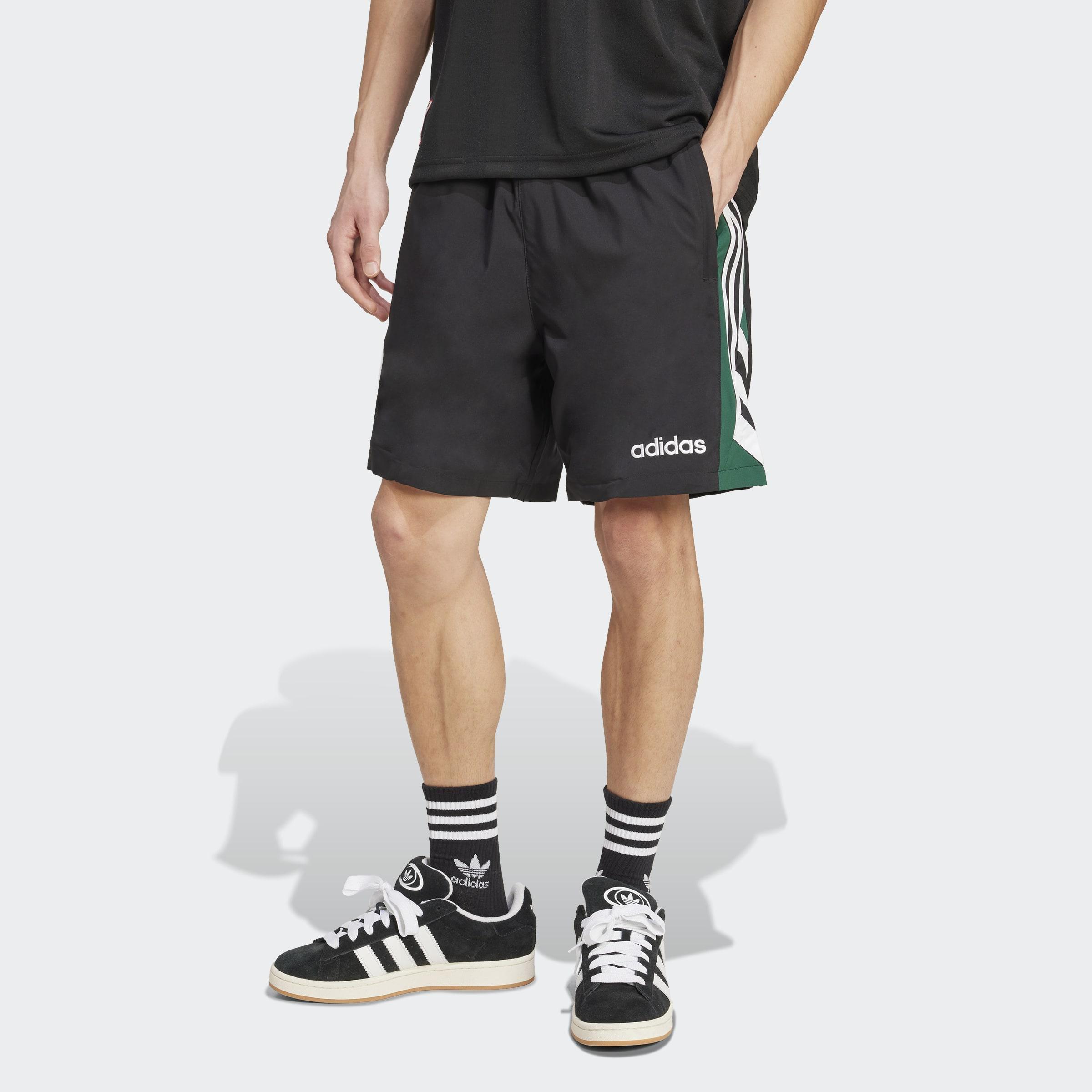 90s Football Shorts, Black, A701_ONE, large image number 5