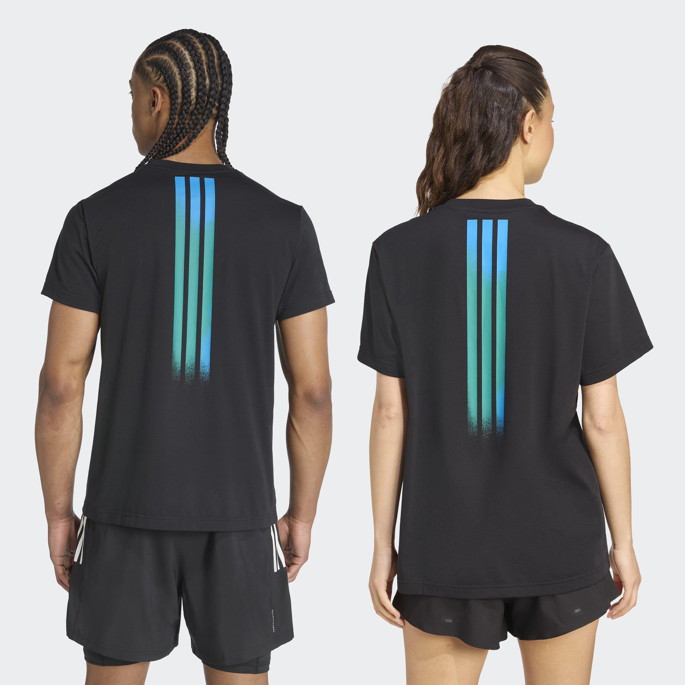 Unisex Follow The Line Graphic T-Shirt - Unitefit, Black, A701_ONE, large image number 1