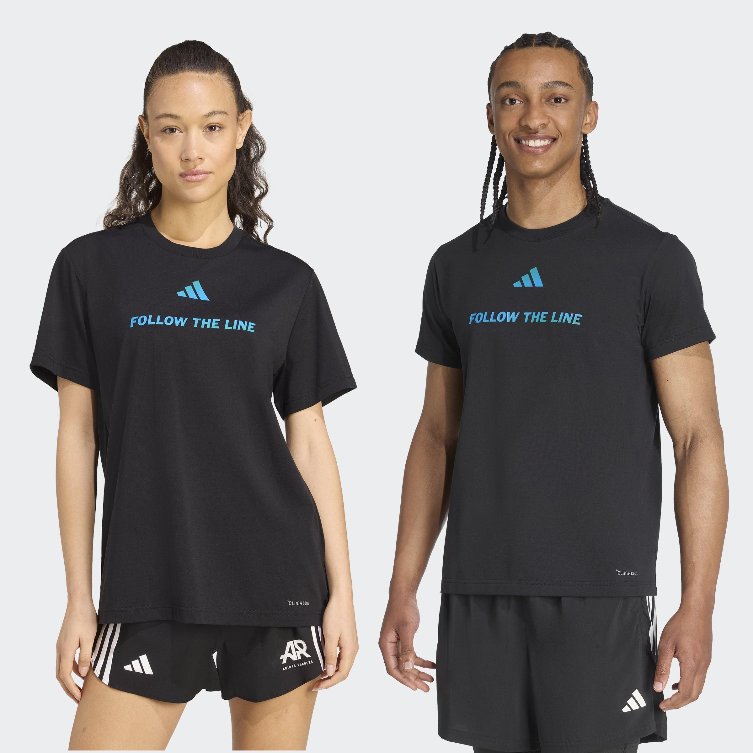 Unisex Follow The Line Graphic T-Shirt - Unitefit, Black, A701_ONE, large image number 7
