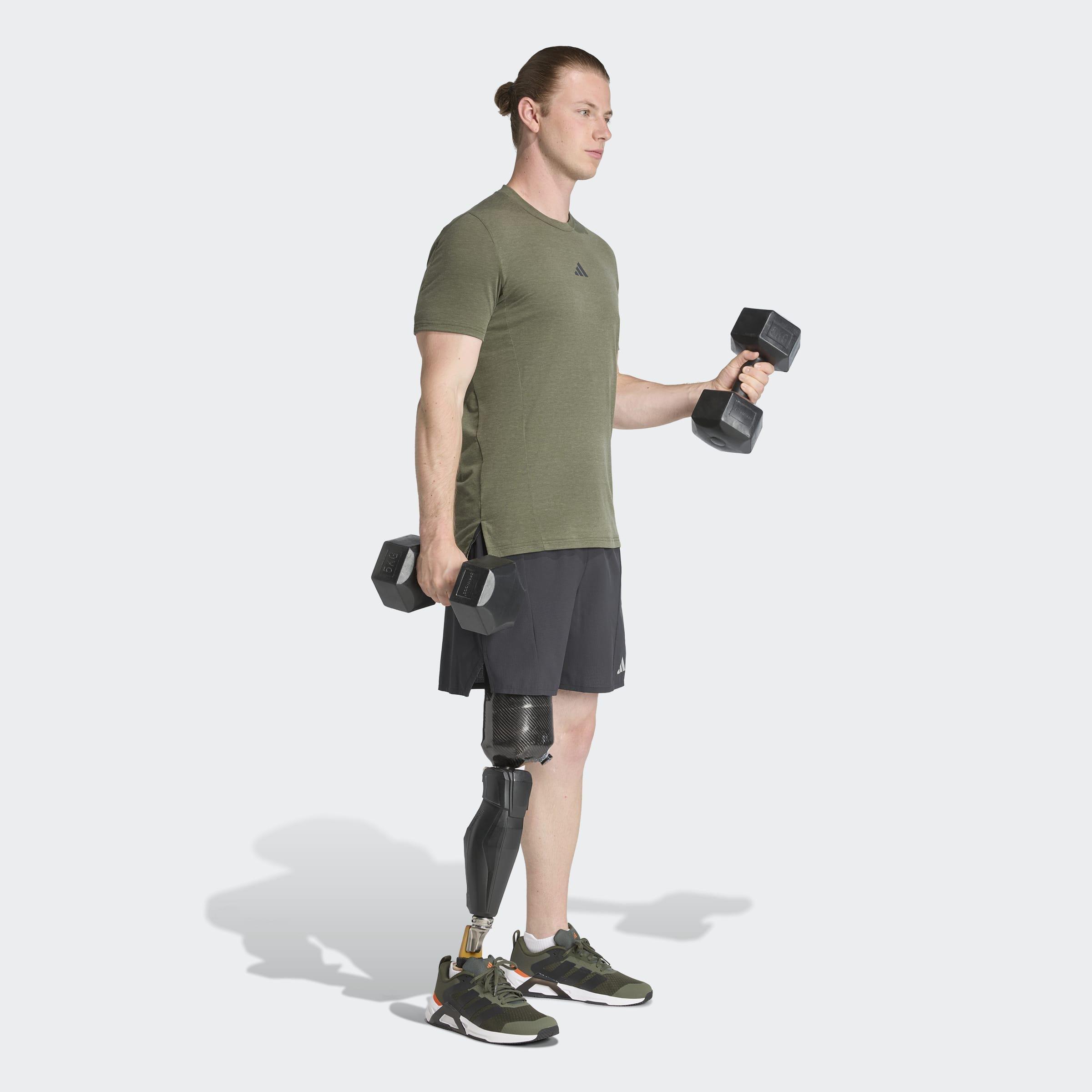 Designed for Training Workout T-Shirt, Green, A701_ONE, large image number 5