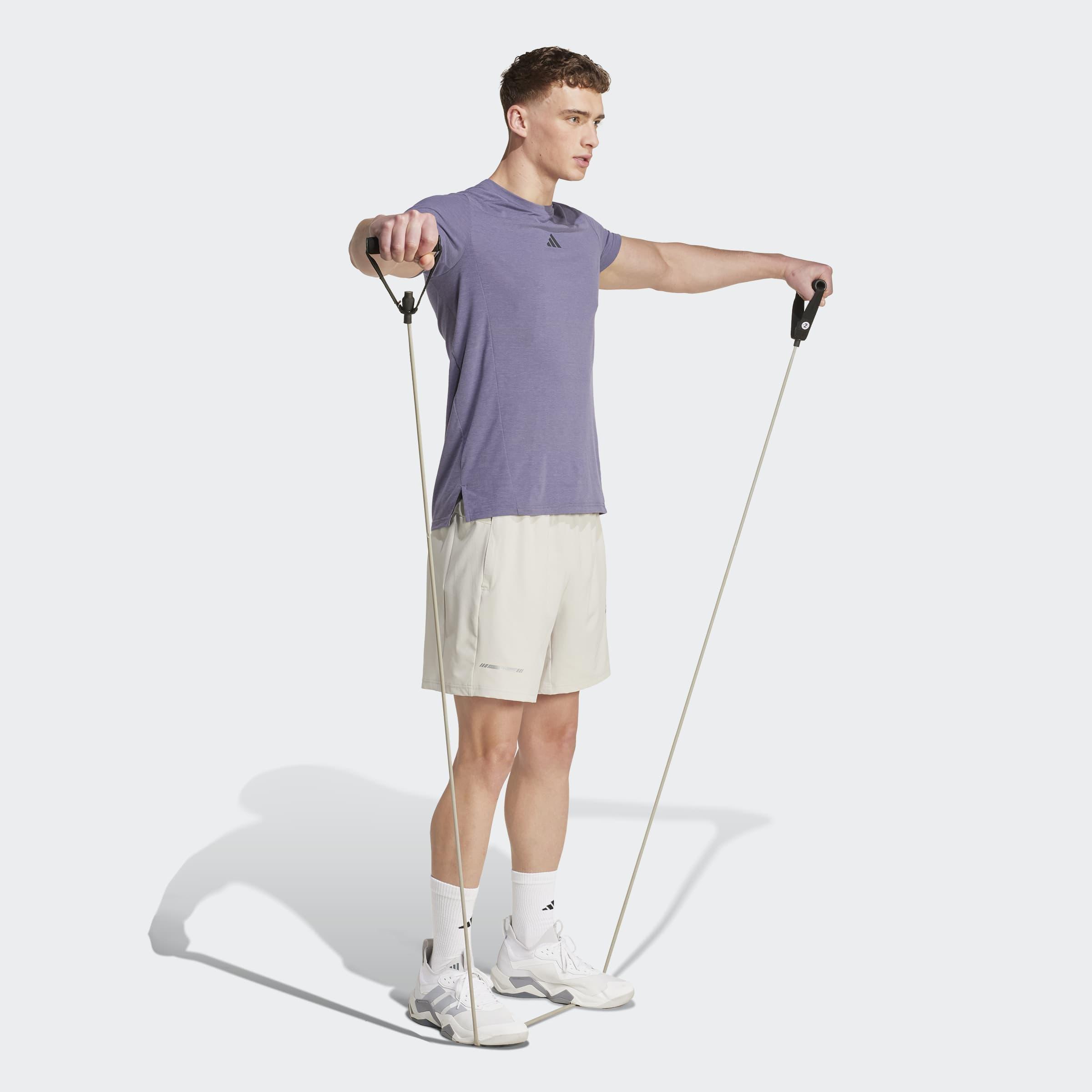 Designed for Training Workout T-Shirt, Purple, A701_ONE, large image number 4