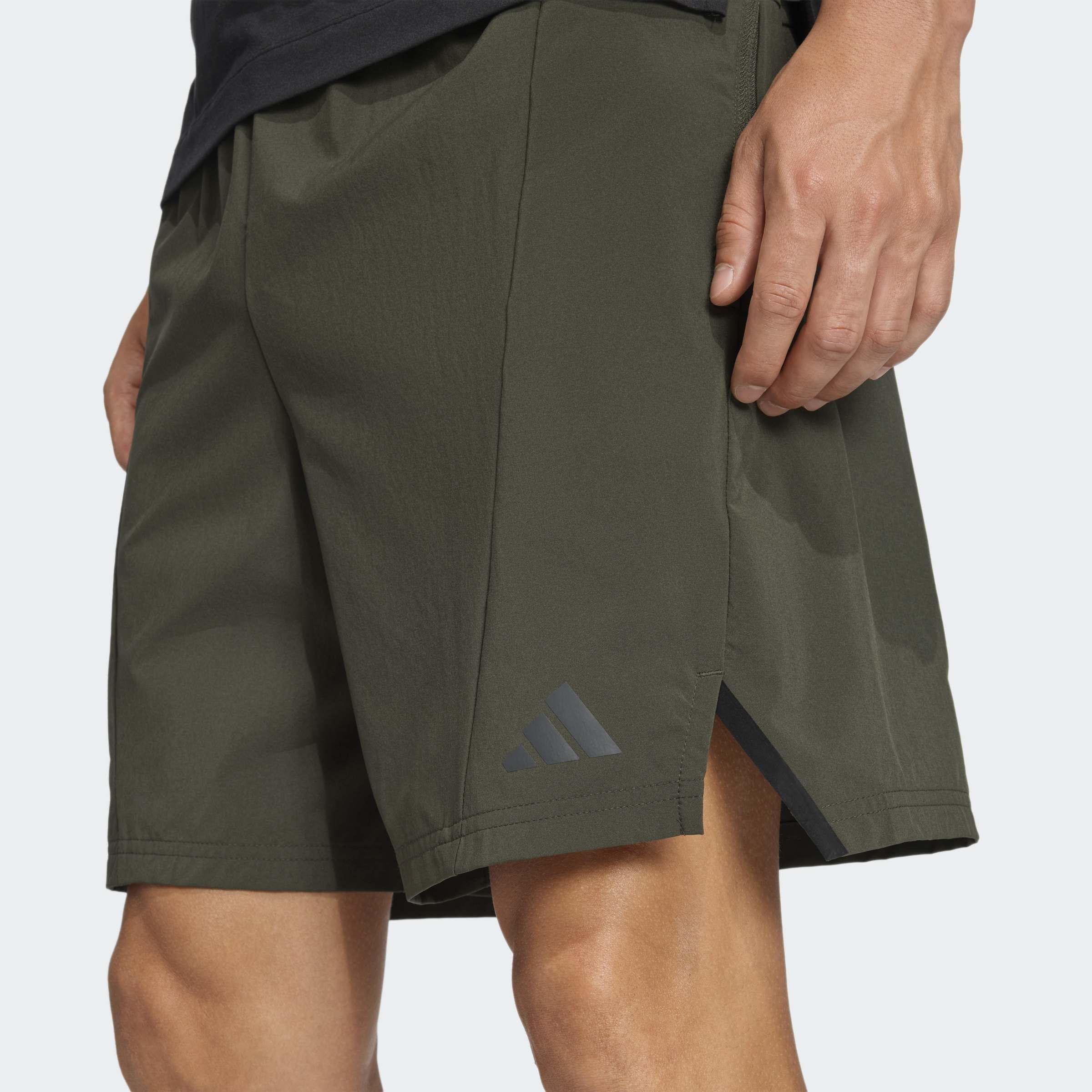 Designed for Training Workout Shorts, Green, A701_ONE, large image number 2