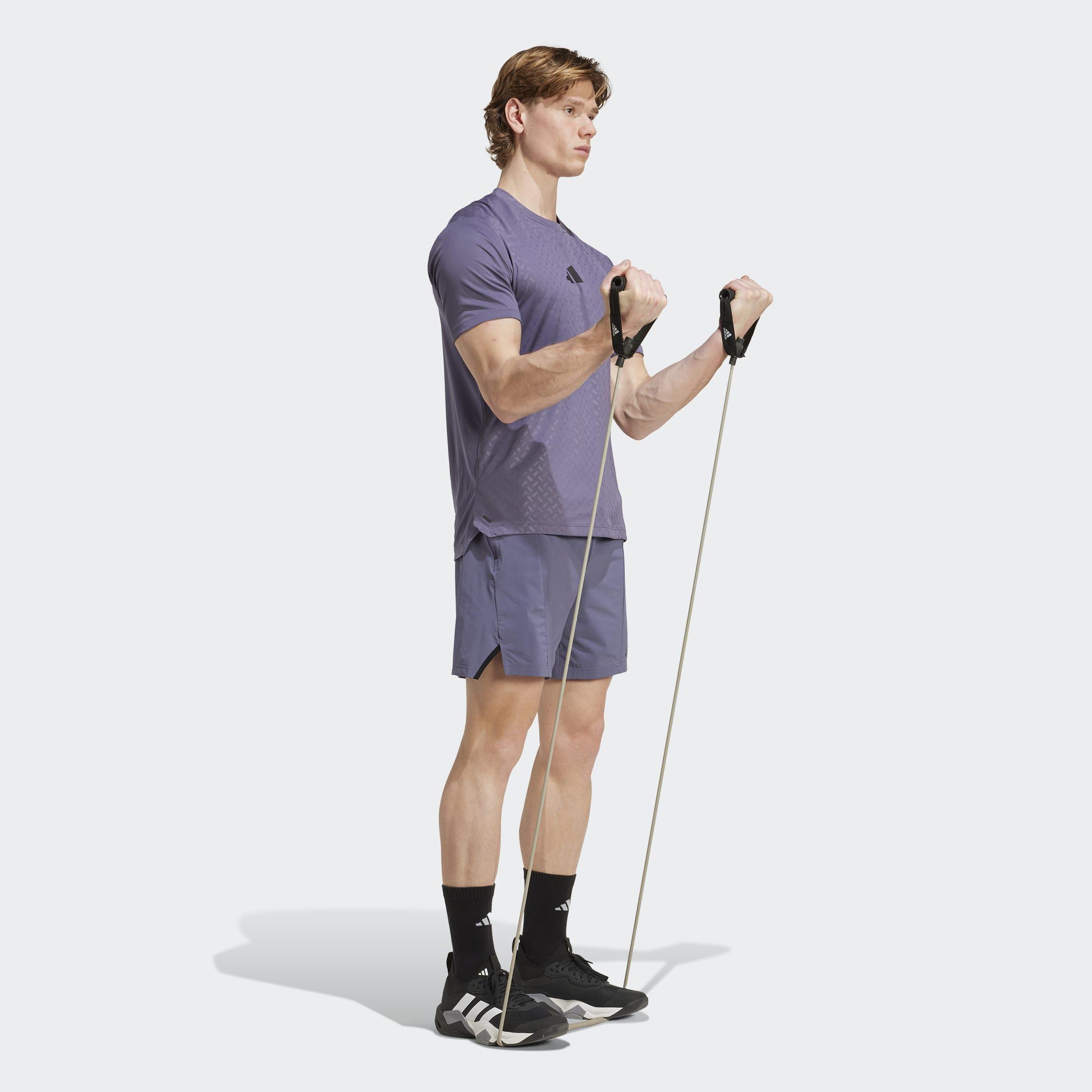 Designed for Training Workout Shorts, Purple, A701_ONE, large image number 5