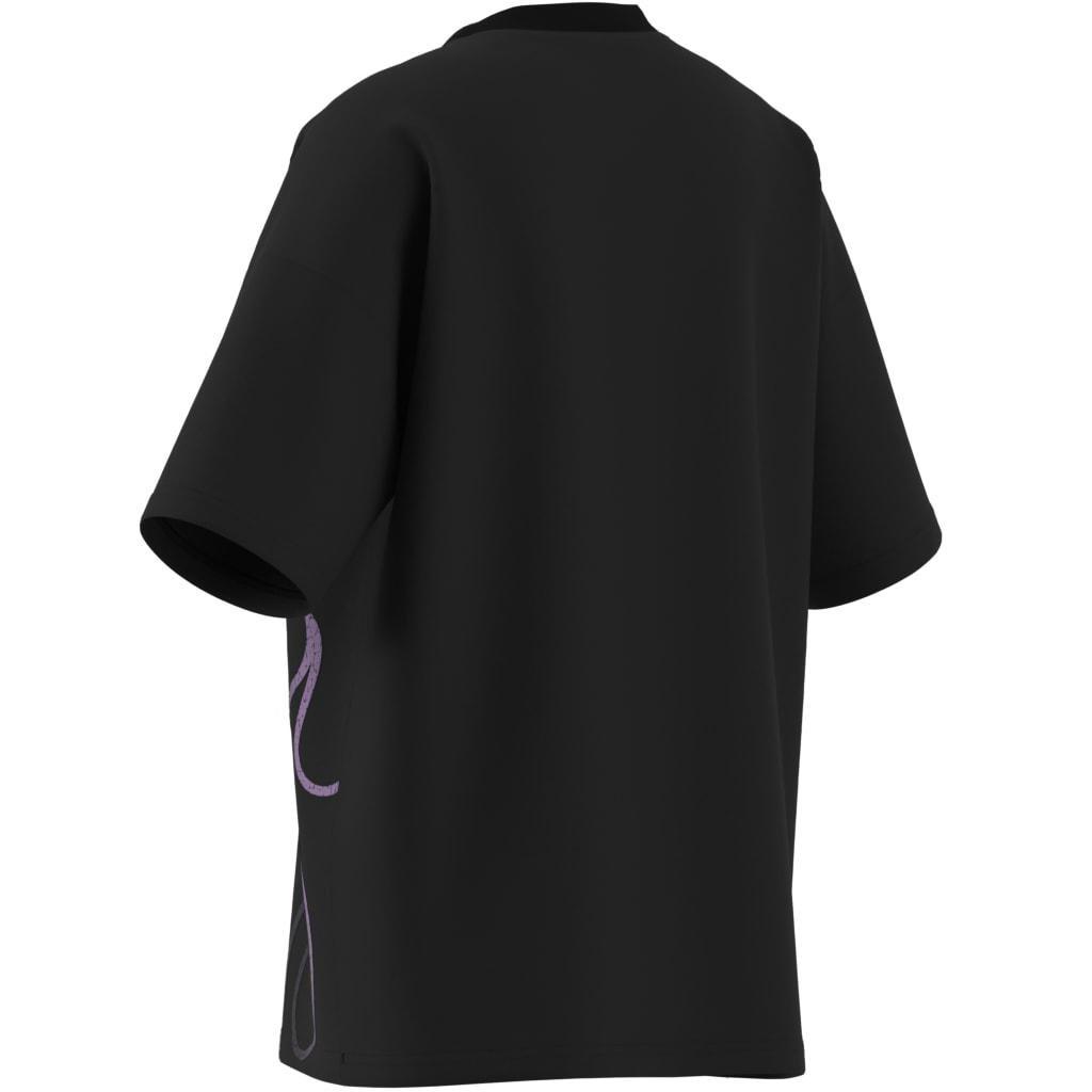 Kids Unisex Flames T-Shirt, Black, A701_ONE, large image number 14