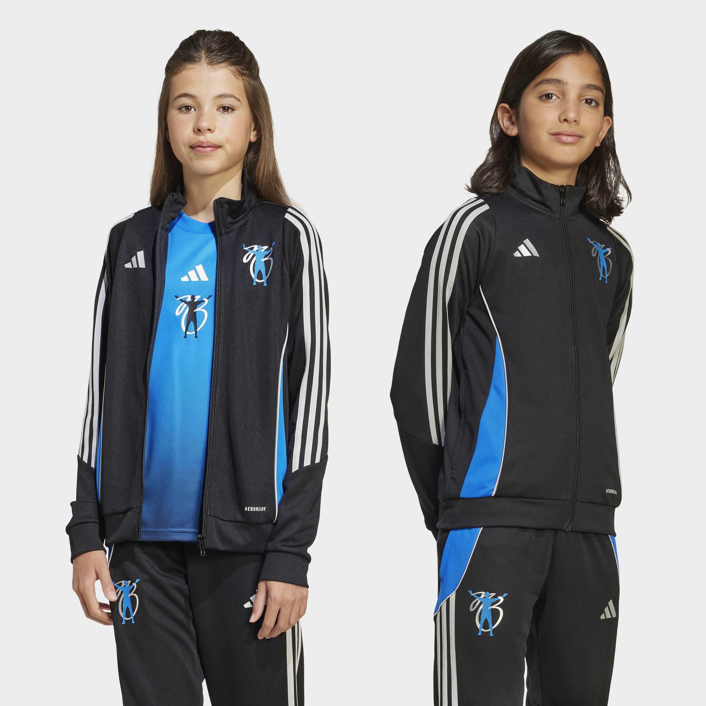 Kids Unisex Jude Bellingham Training Track Top, Black, A701_ONE, large image number 5