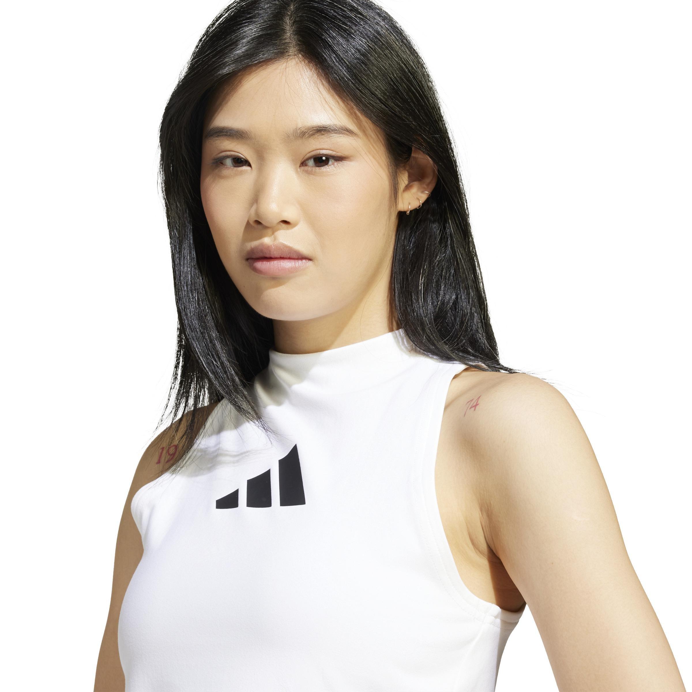 adidas Z.N.E. Tank Top, White, A701_ONE, large image number 3