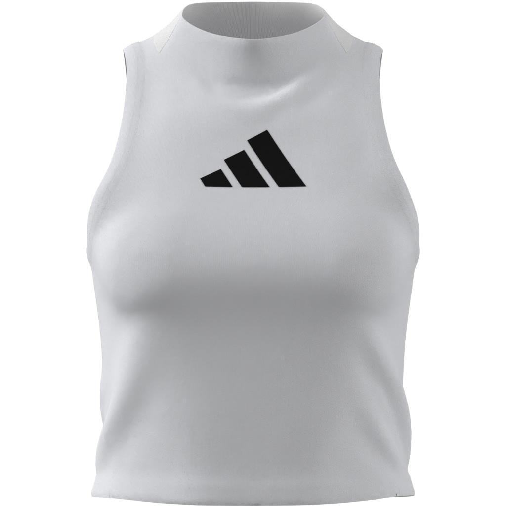 adidas Z.N.E. Tank Top, White, A701_ONE, large image number 4