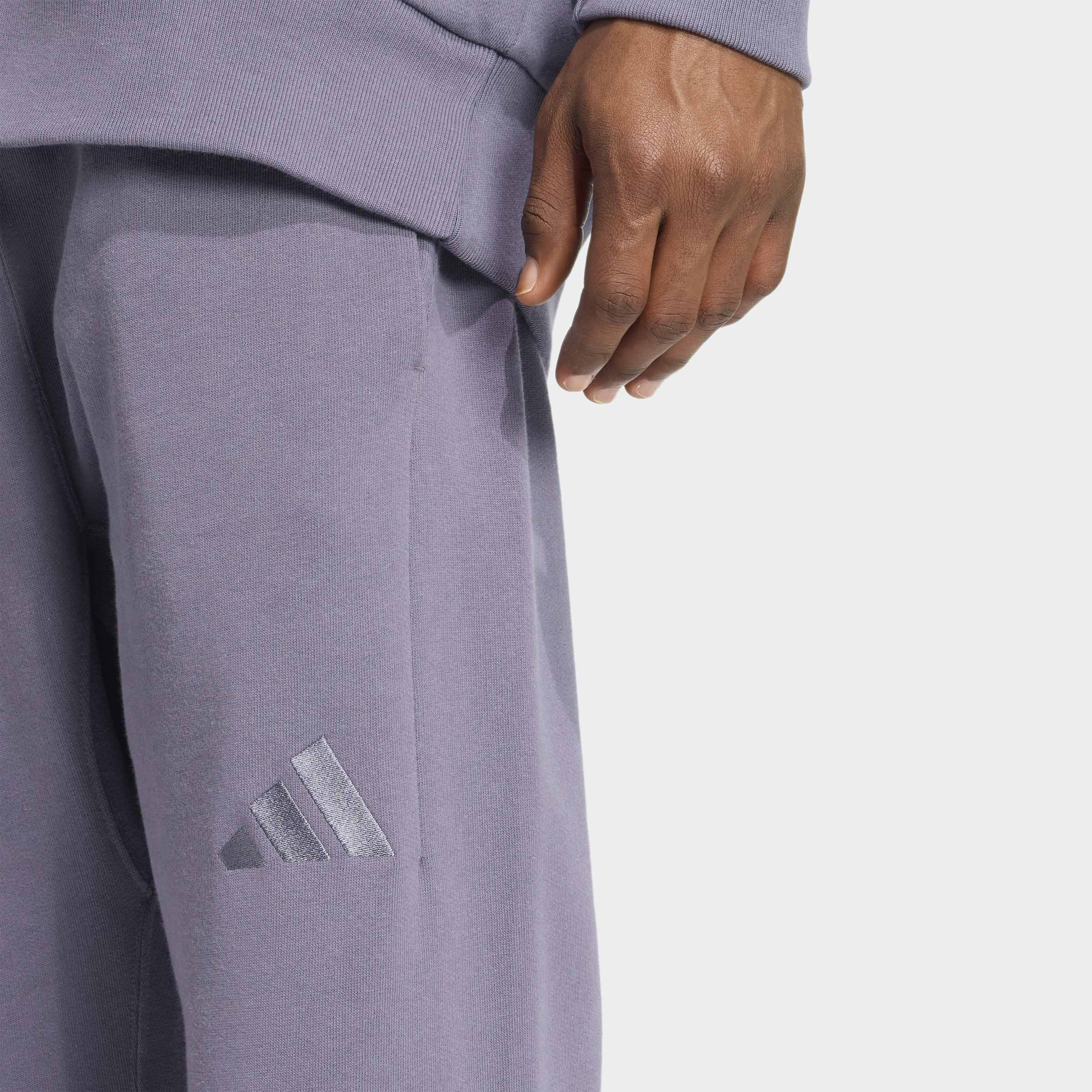 ALL SZN French Terry Regular Tapered Joggers, Purple, A701_ONE, large image number 2